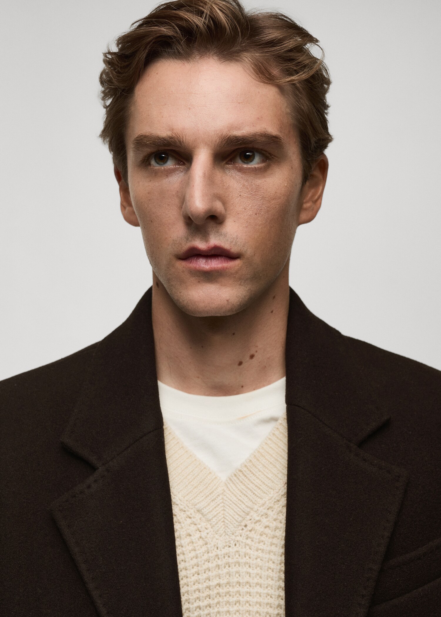 Relaxed-fit long wool coat - Details of the article 1