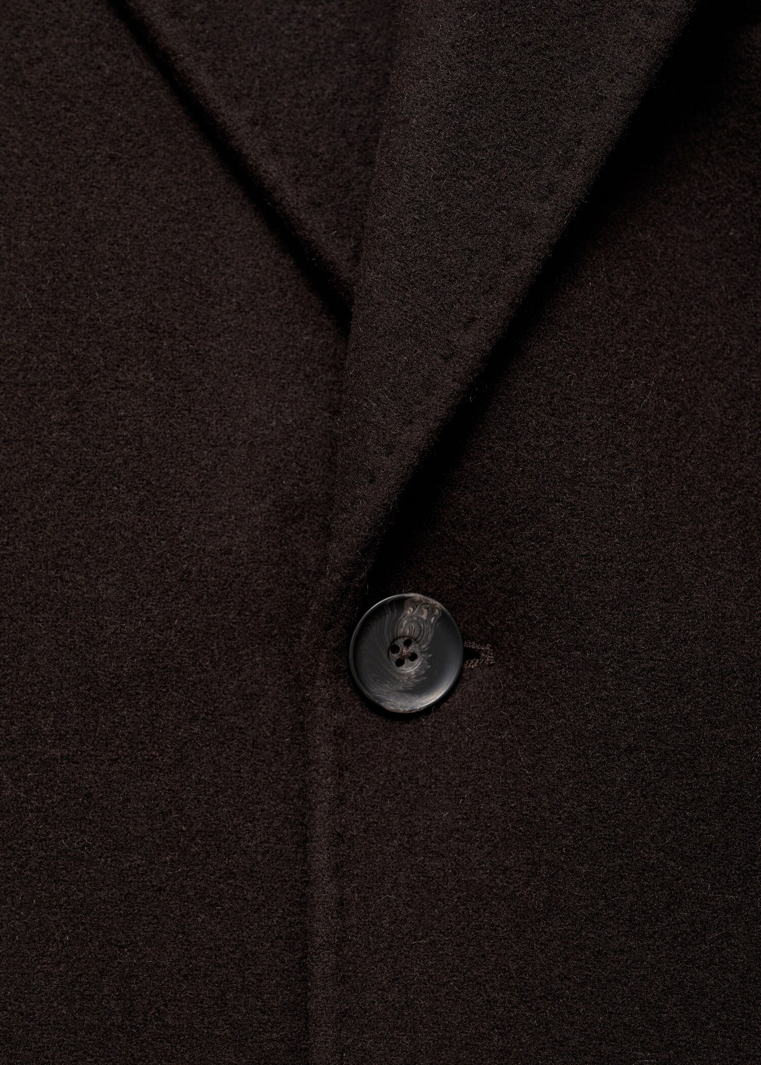 Relaxed-fit long wool coat - Details of the article 8
