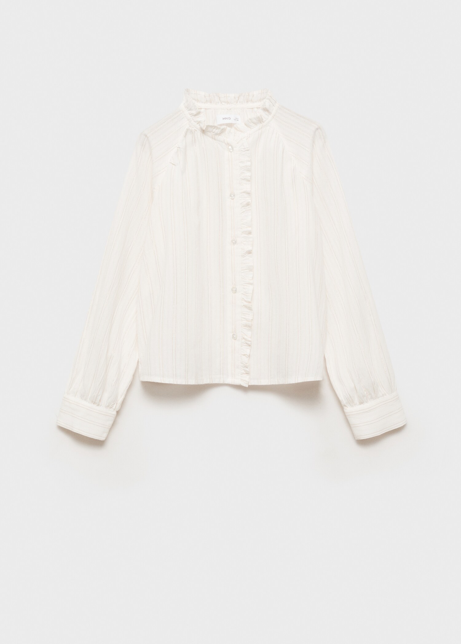 Bluse mit Metallic-Garn - Artikel ohne Model