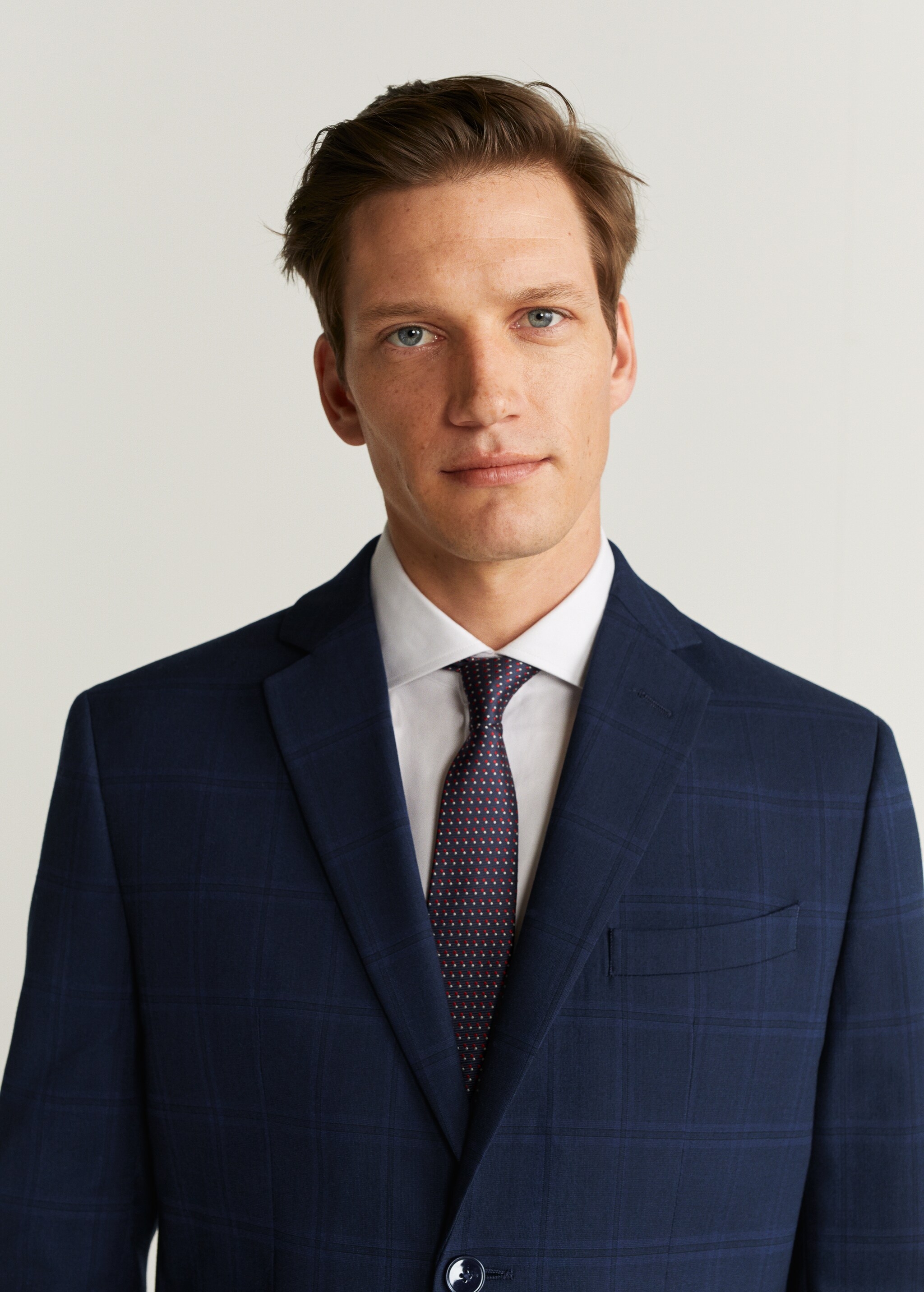 Americana slim fit cuadros - Detalle del artículo 1