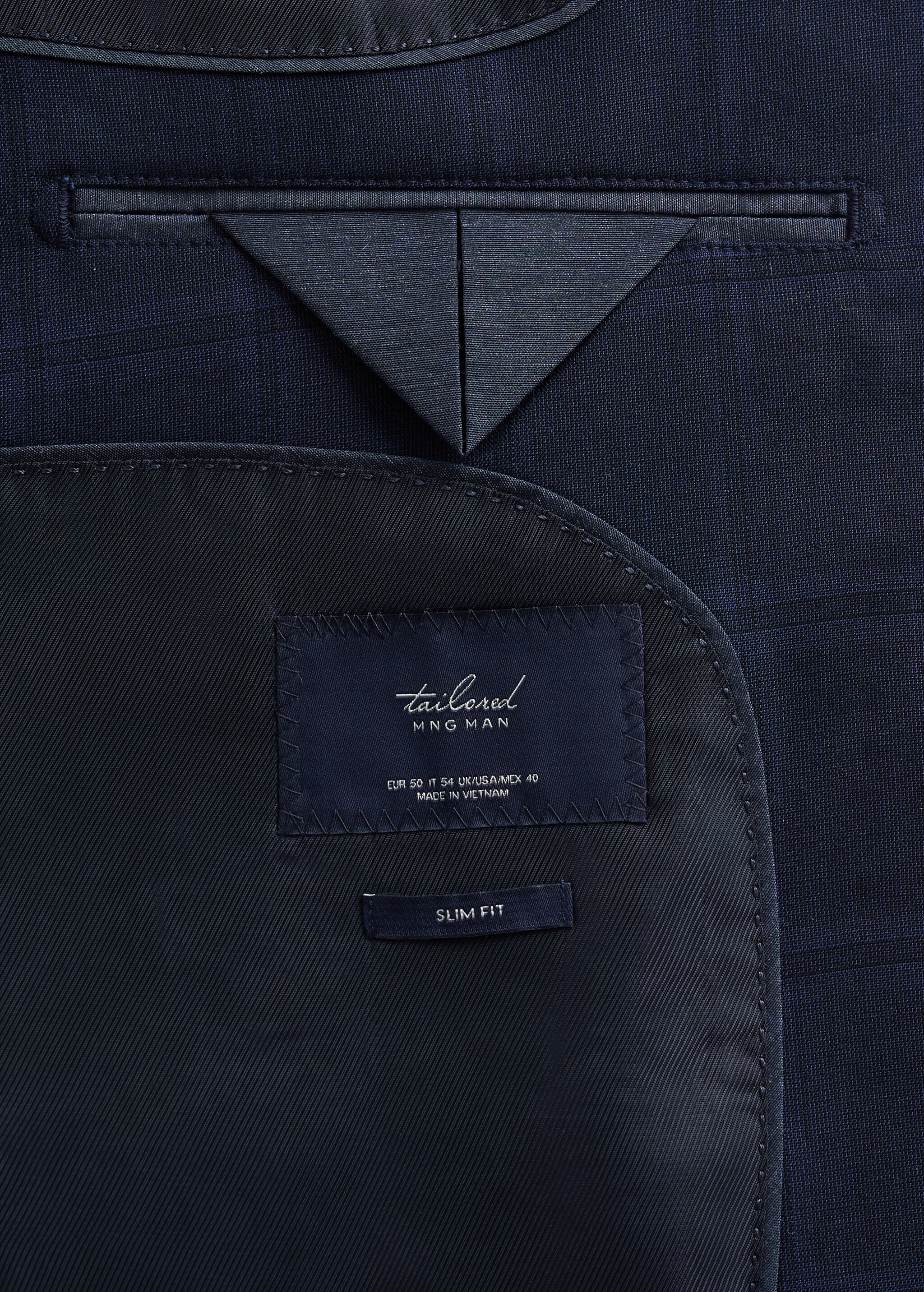 Americana slim fit cuadros - Detalle del artículo 6
