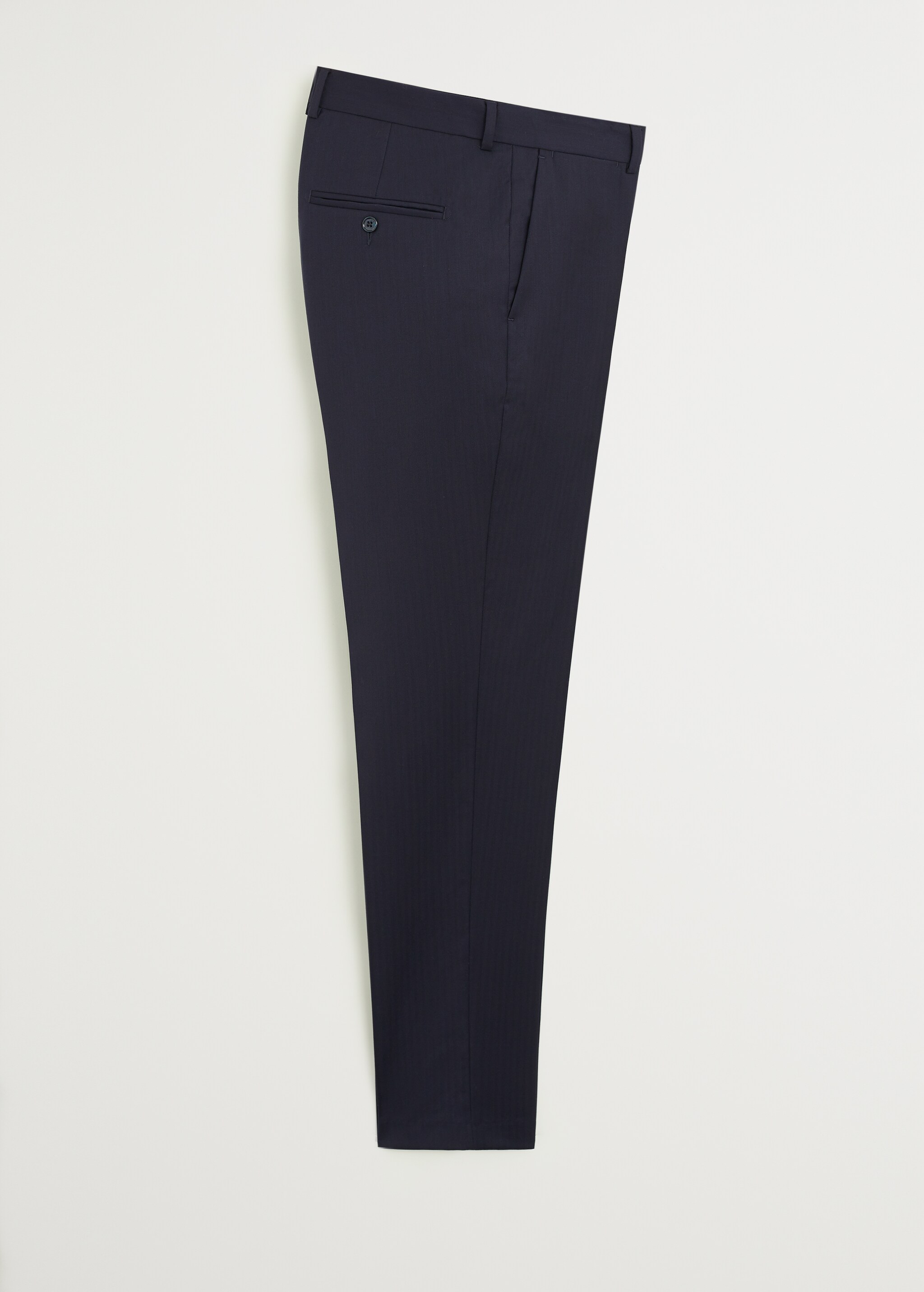 Slim fit virgin wool suit pants - Article without model