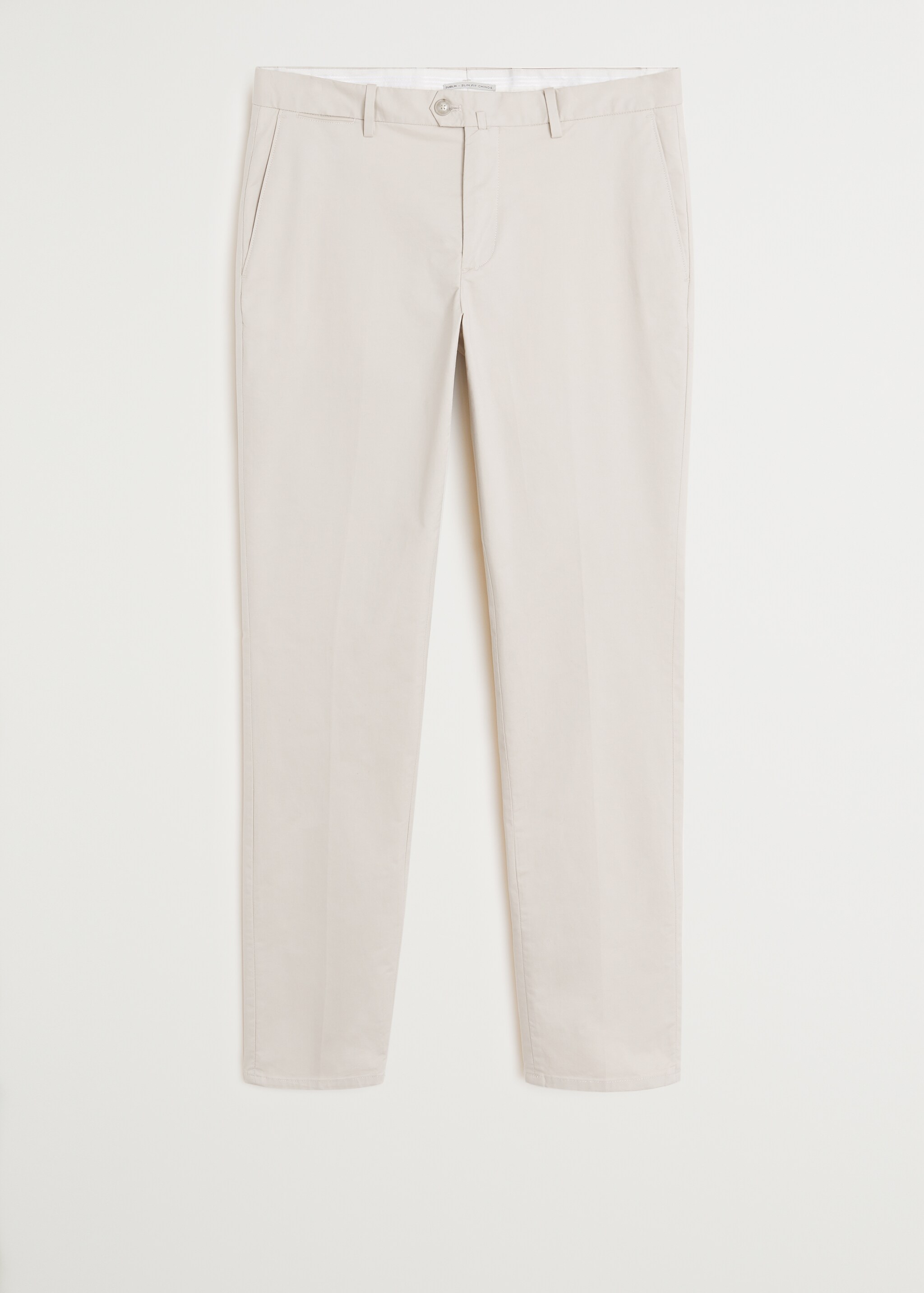 Chinosbyxor slim fit twill - Artikel utan modell