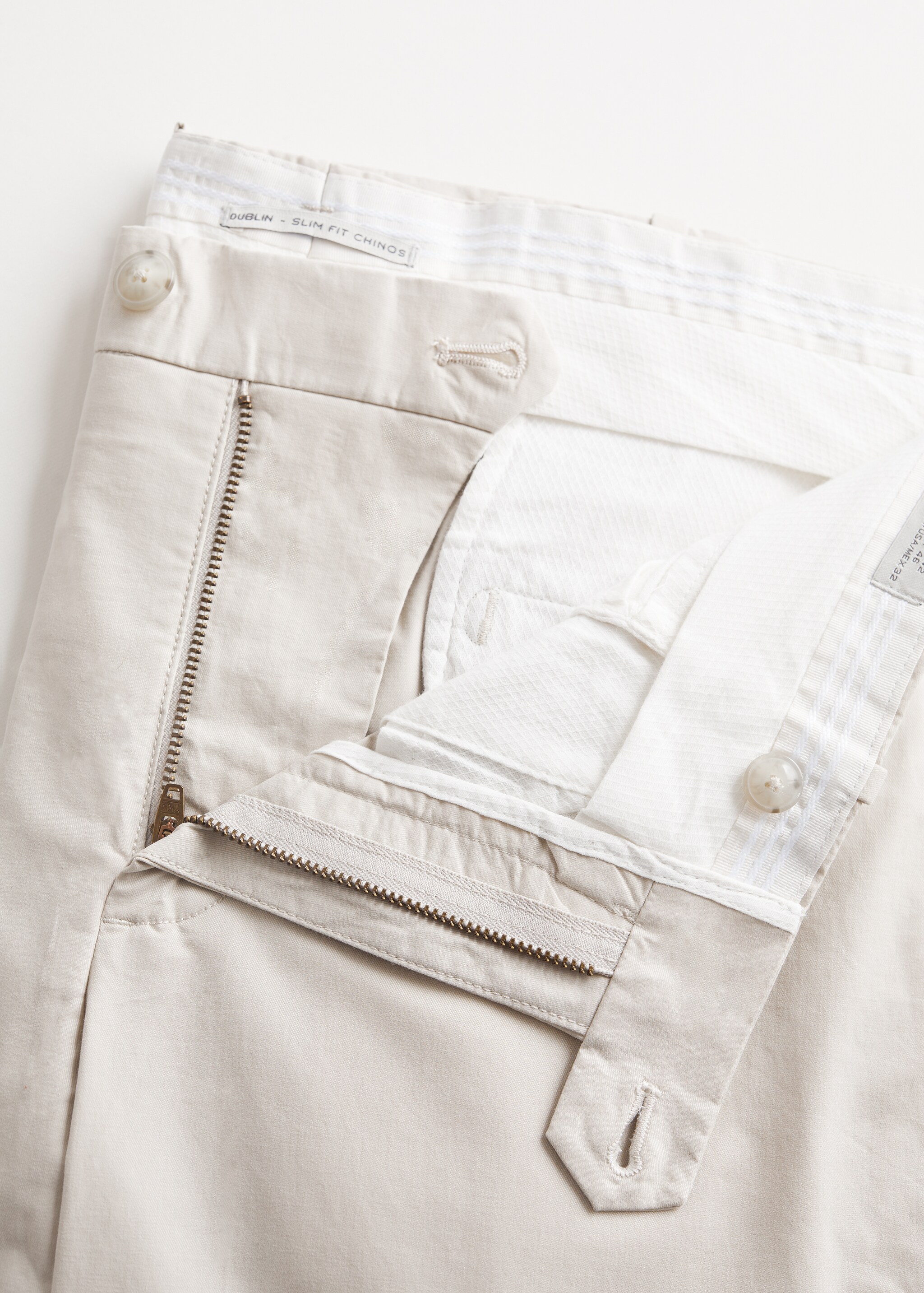 Chinosbyxor slim fit twill - Detaljer om artikeln 8