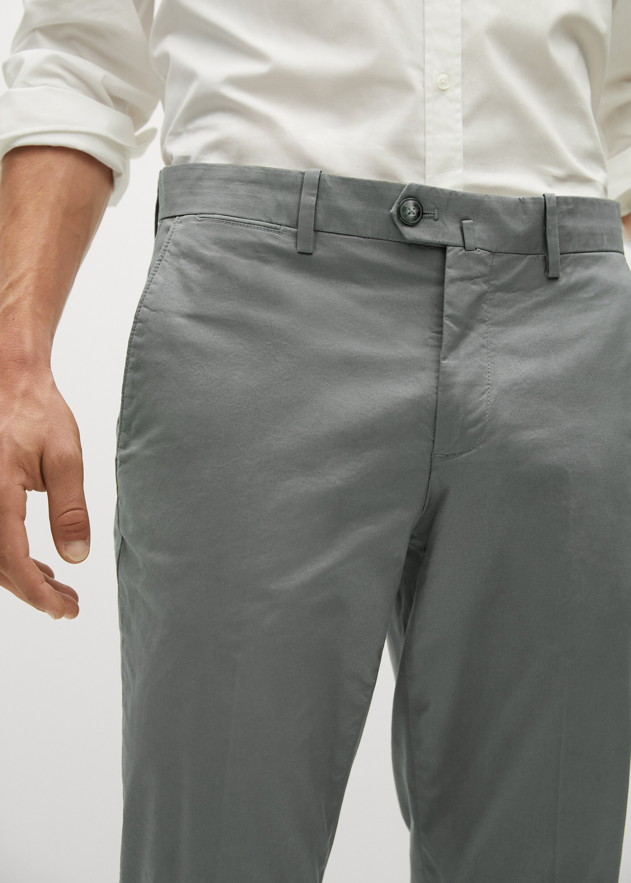 Chinosbyxor slim fit twill - Detaljer om artikeln 1