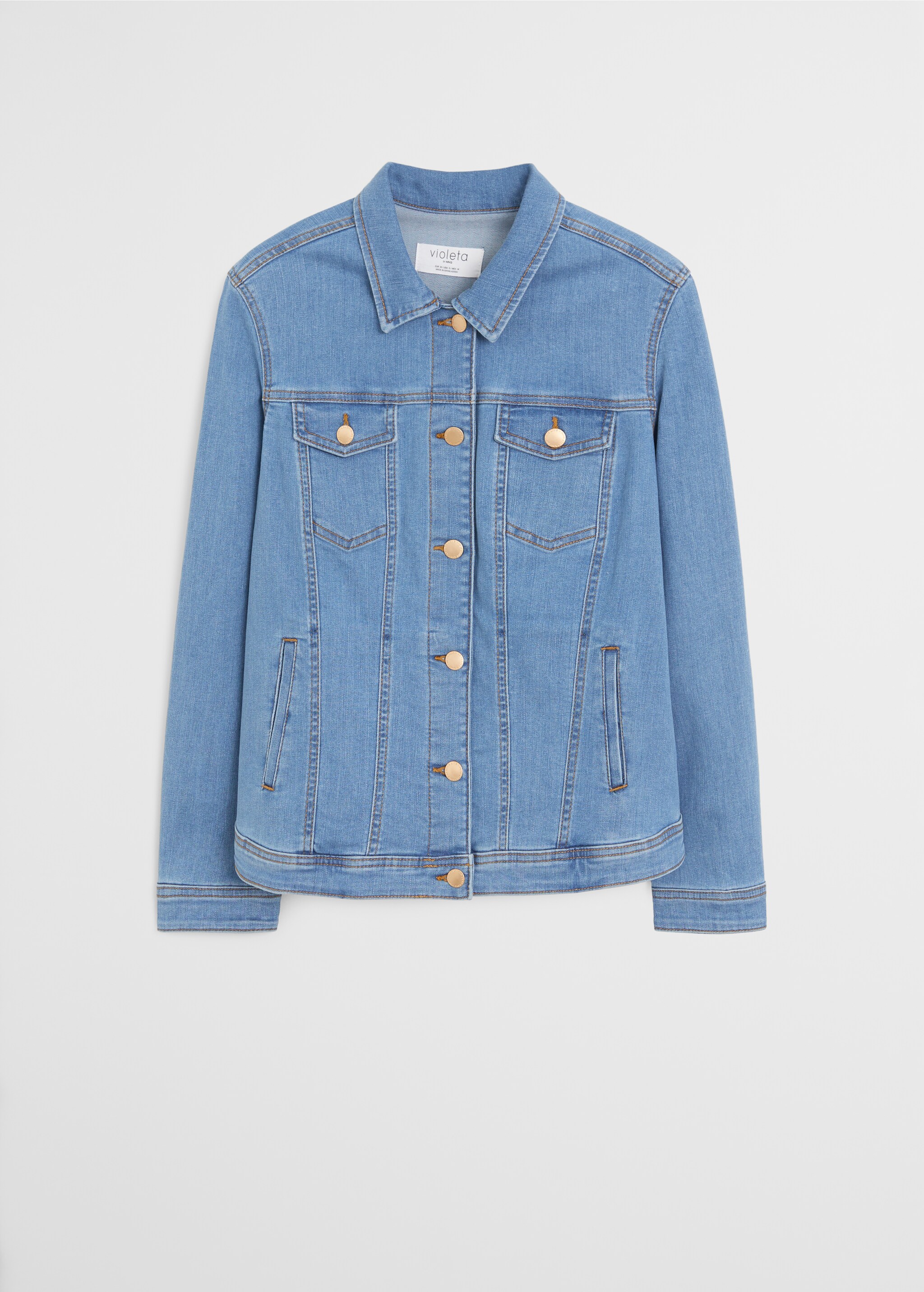 Cazadora denim lavado medio - Artículo sin modelo