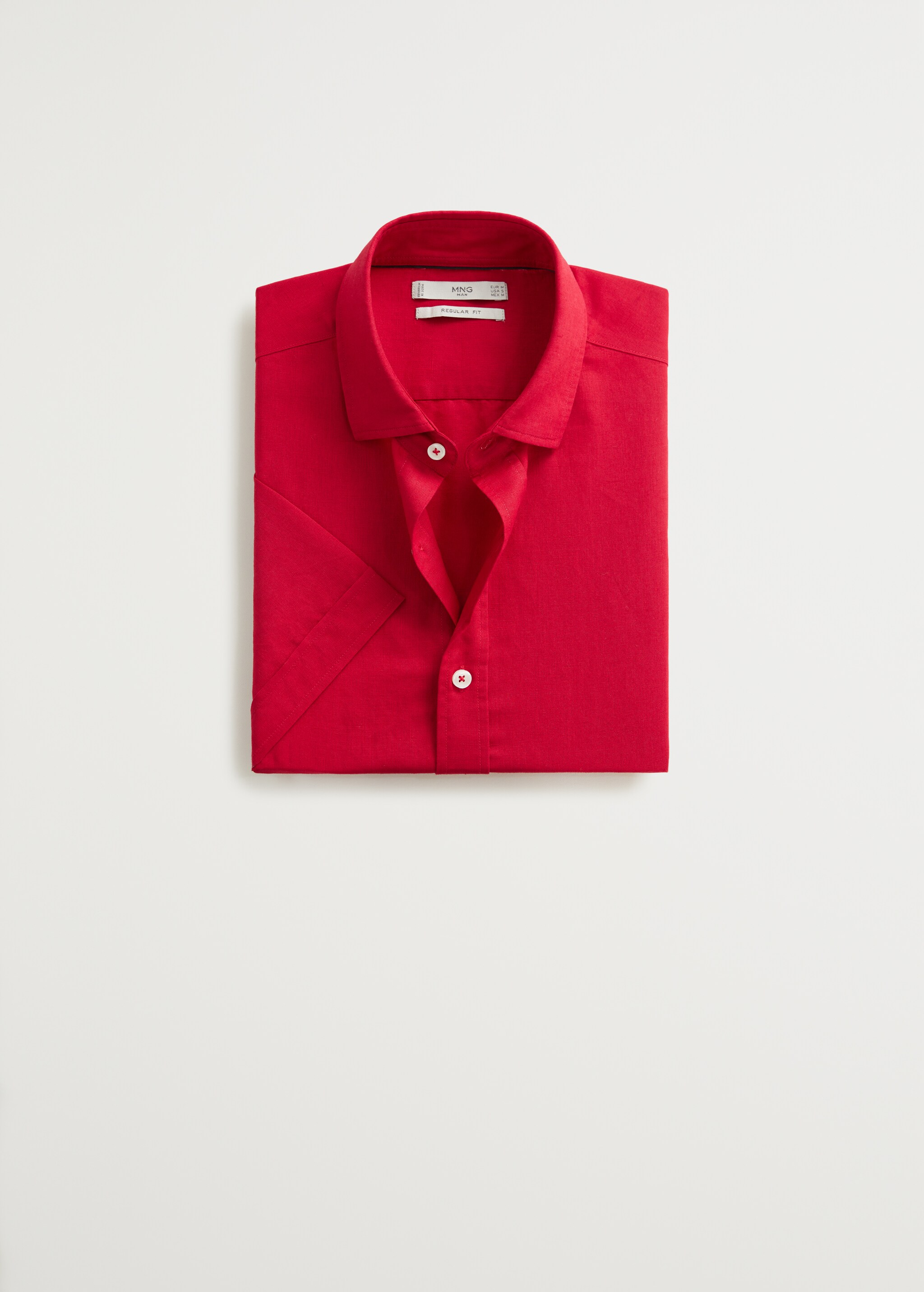 Camisa regular fit algodón lino - Artículo sin modelo