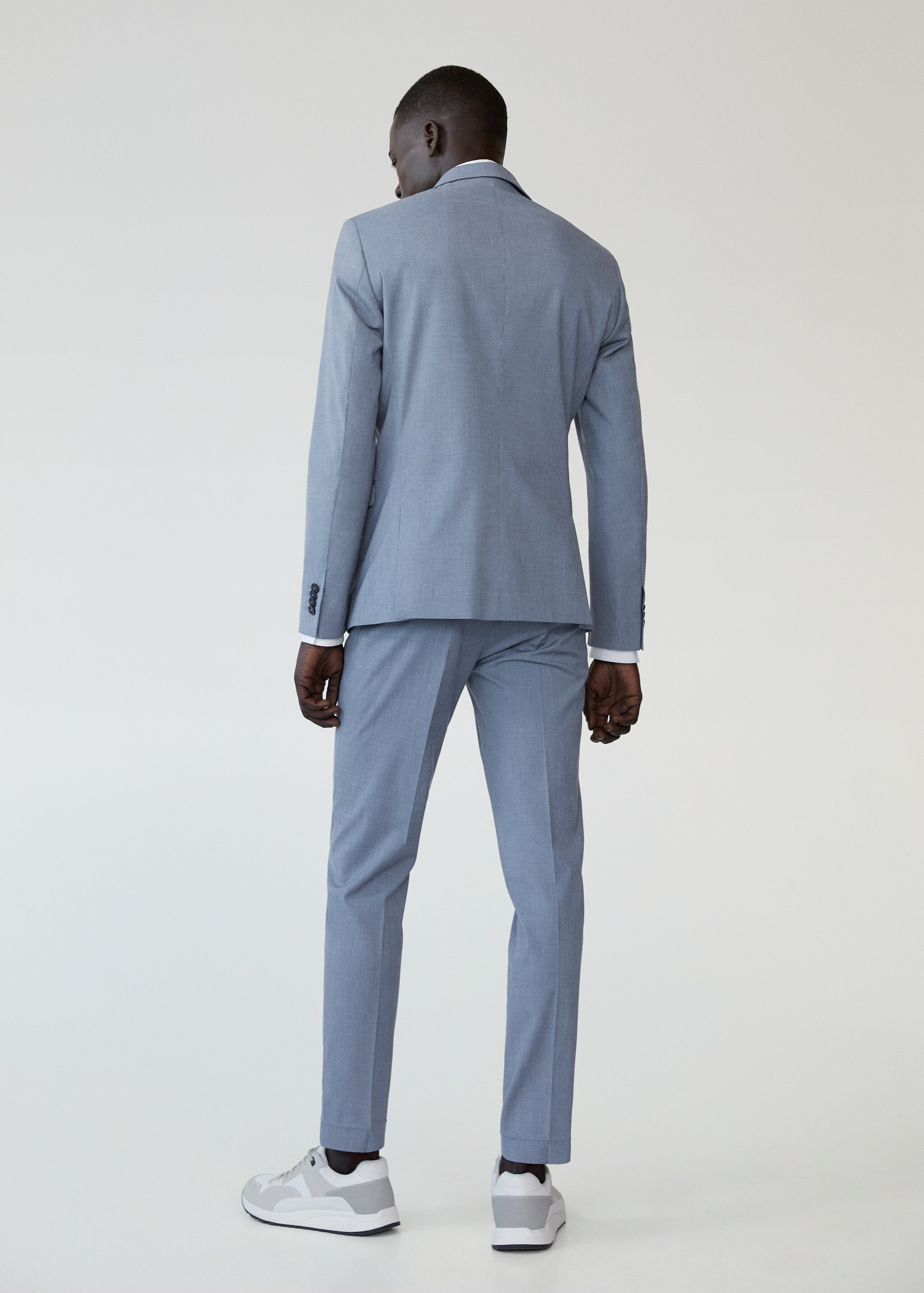 Americana traje super slim fit microestructura - Reverso del artículo