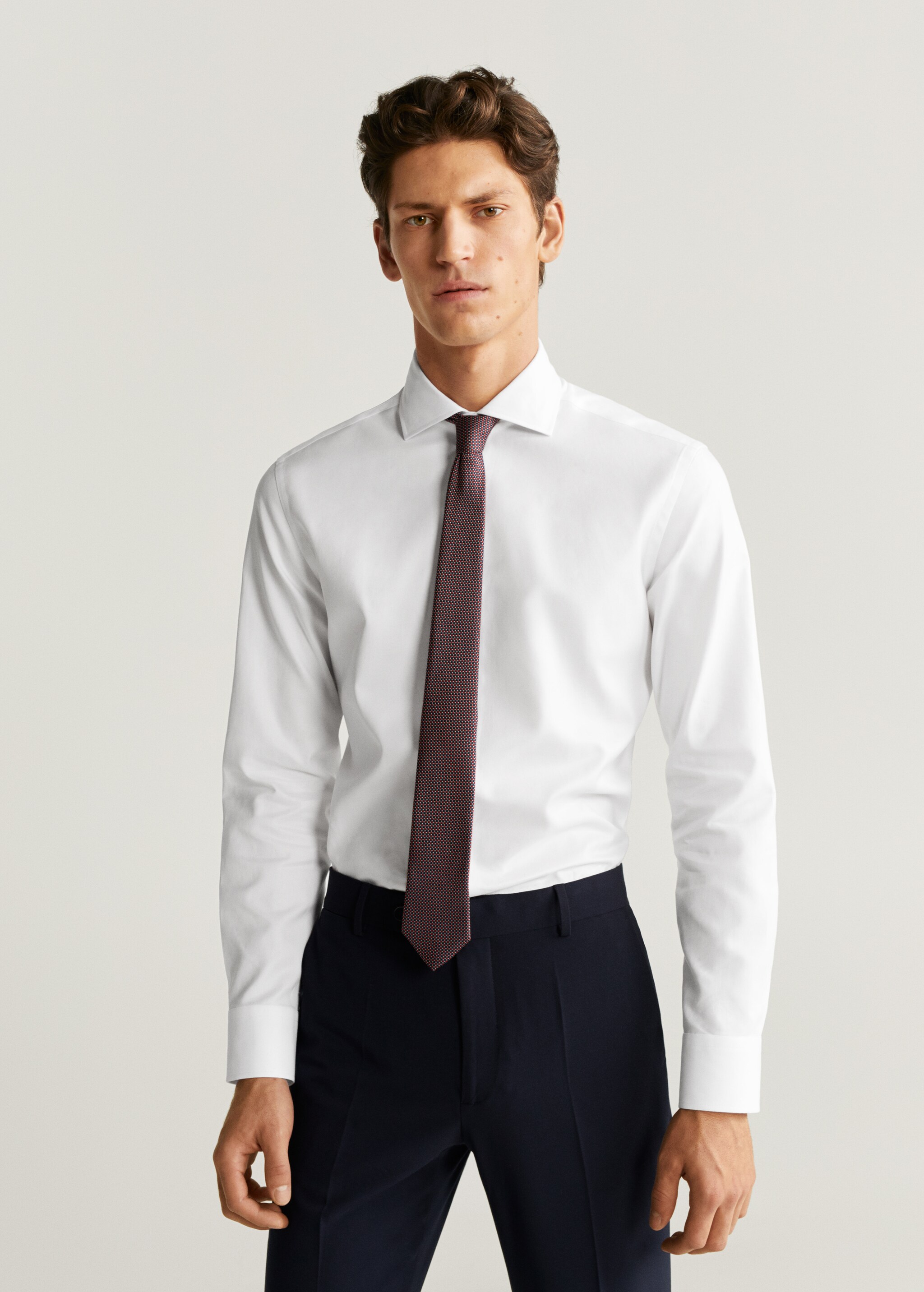 Chemise Tailores slim fit coton - Plan moyen