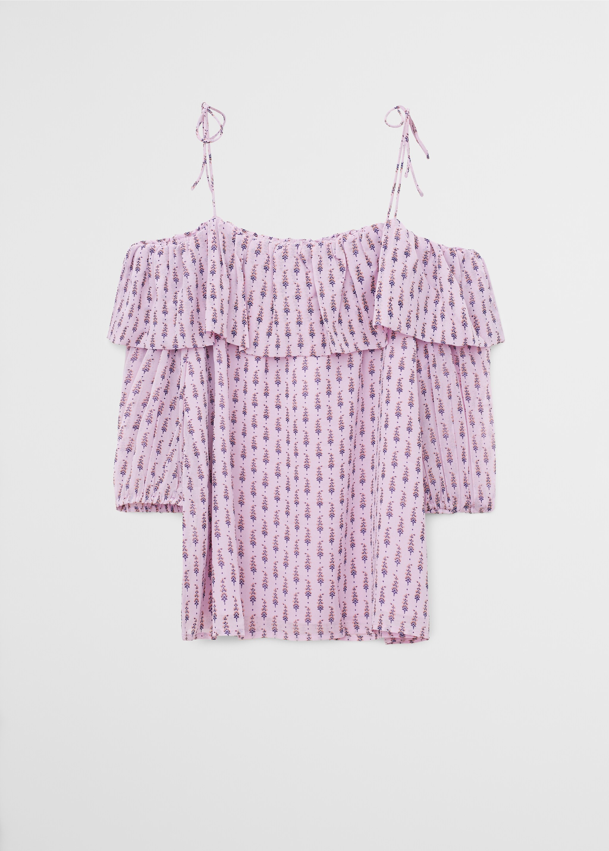 Blusa off-shoulder estampada - Artículo sin modelo