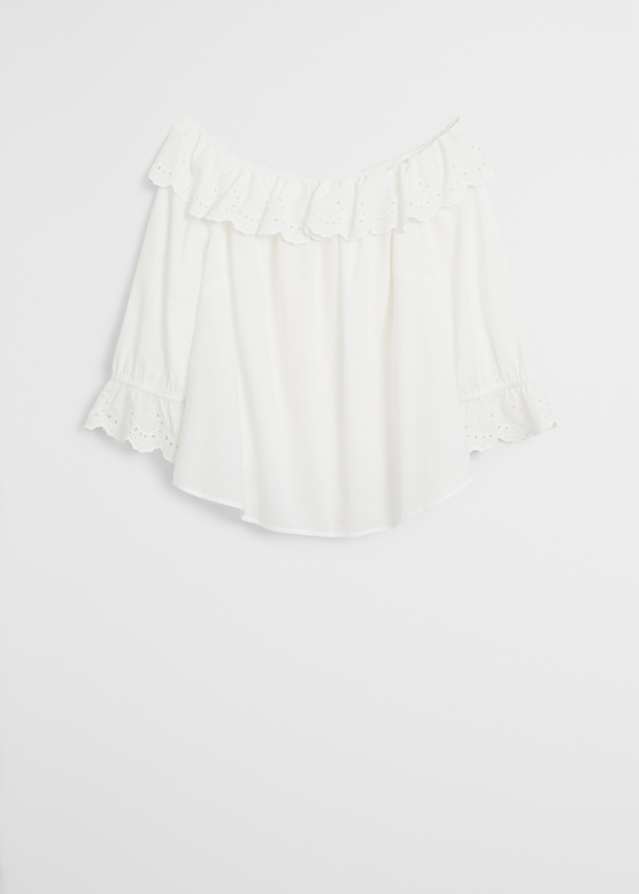 Blusa off-shoulder calada - Artículo sin modelo