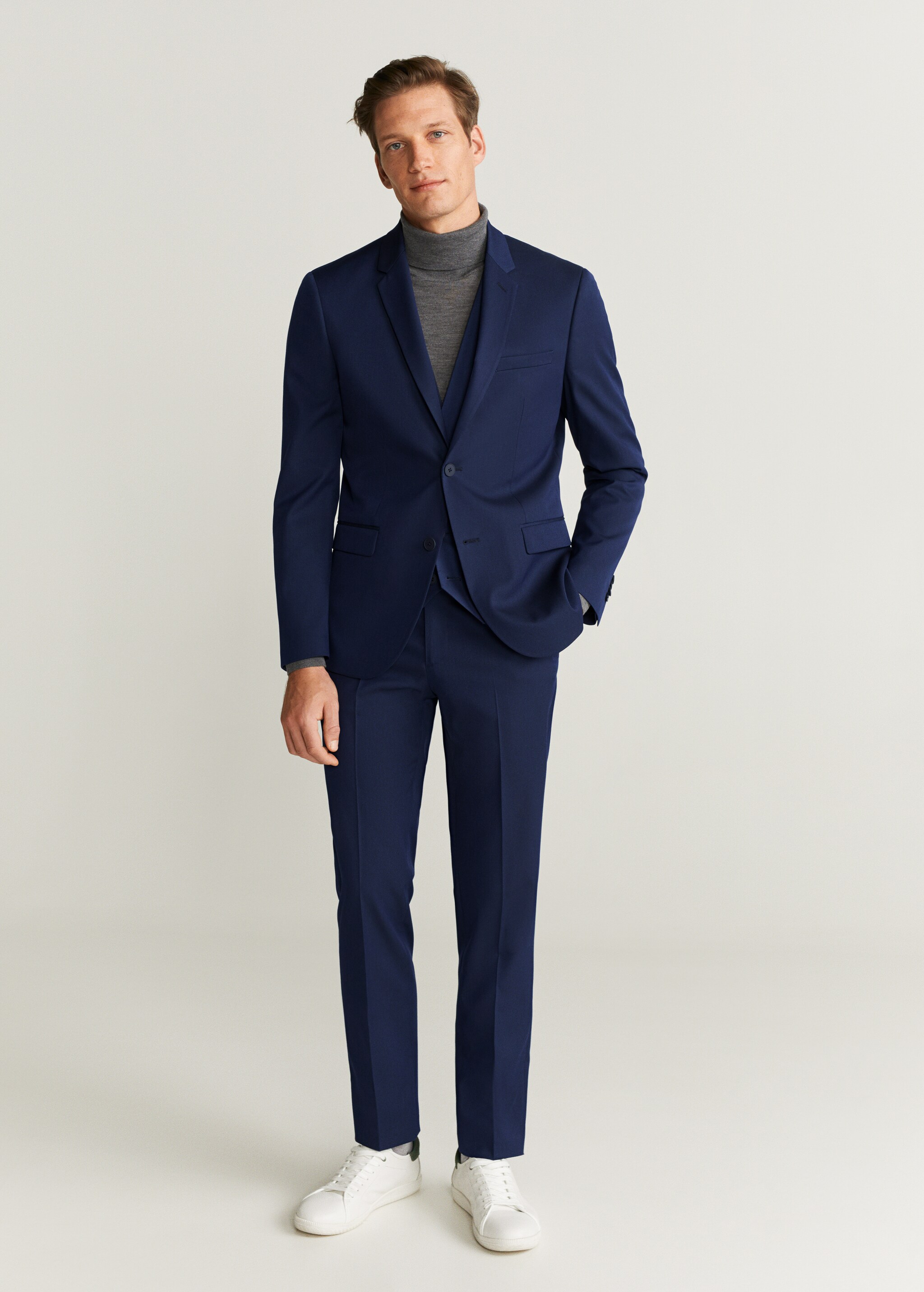 Chaleco traje super slim fit - Plano medio