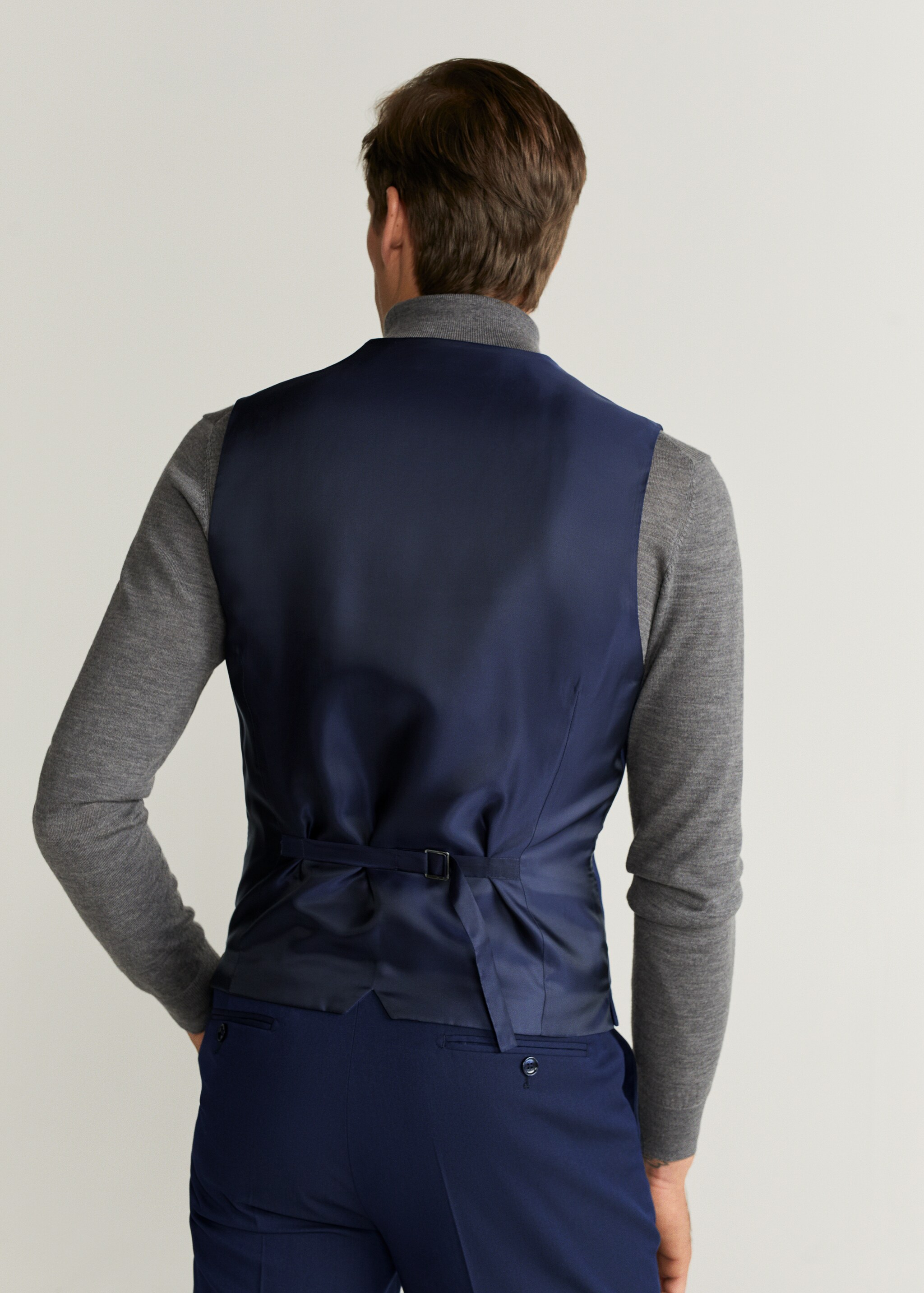 Chaleco traje super slim fit - Reverso del artículo