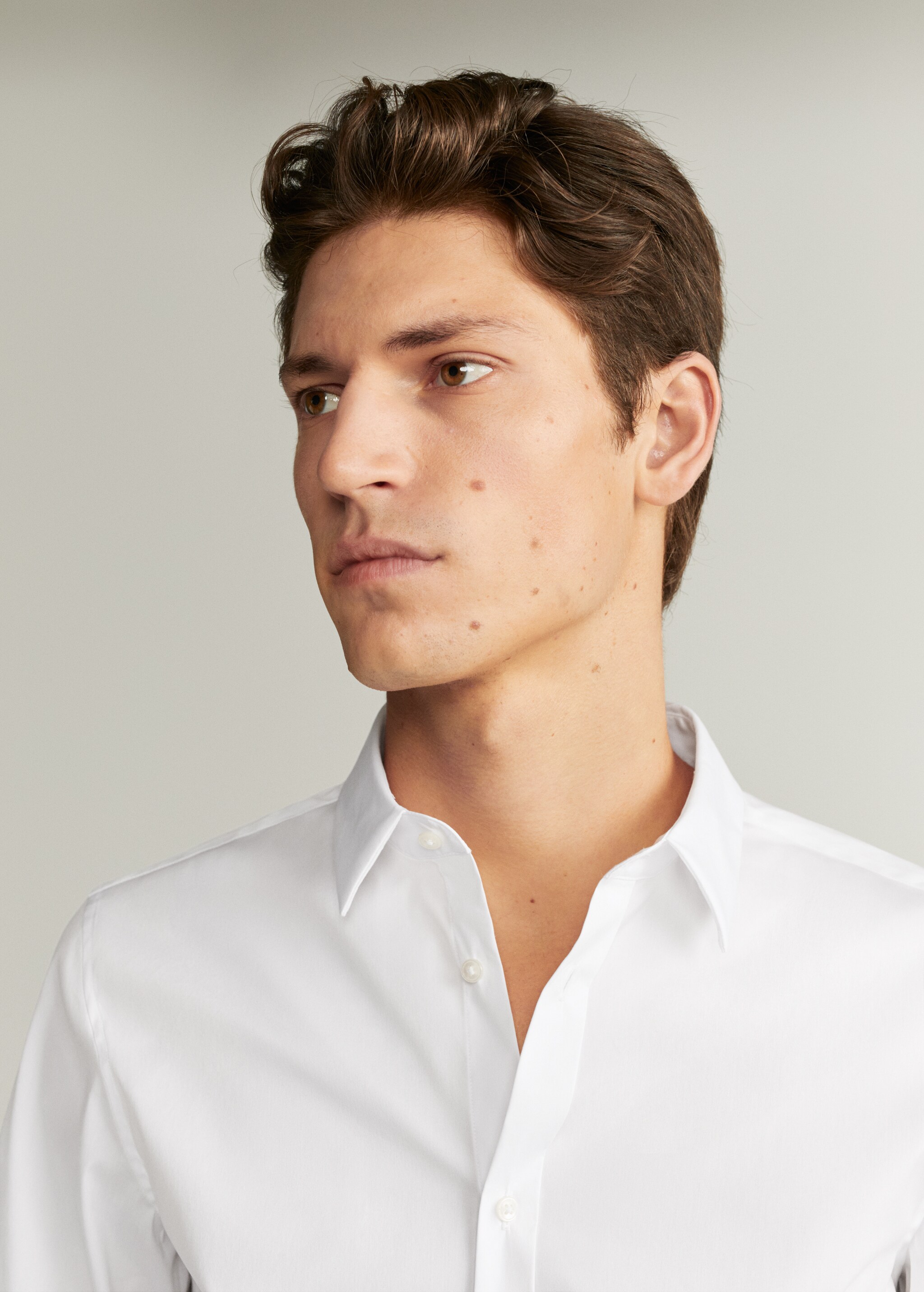 Camisa Tailored super slim fit algodón - Detalle del artículo 2