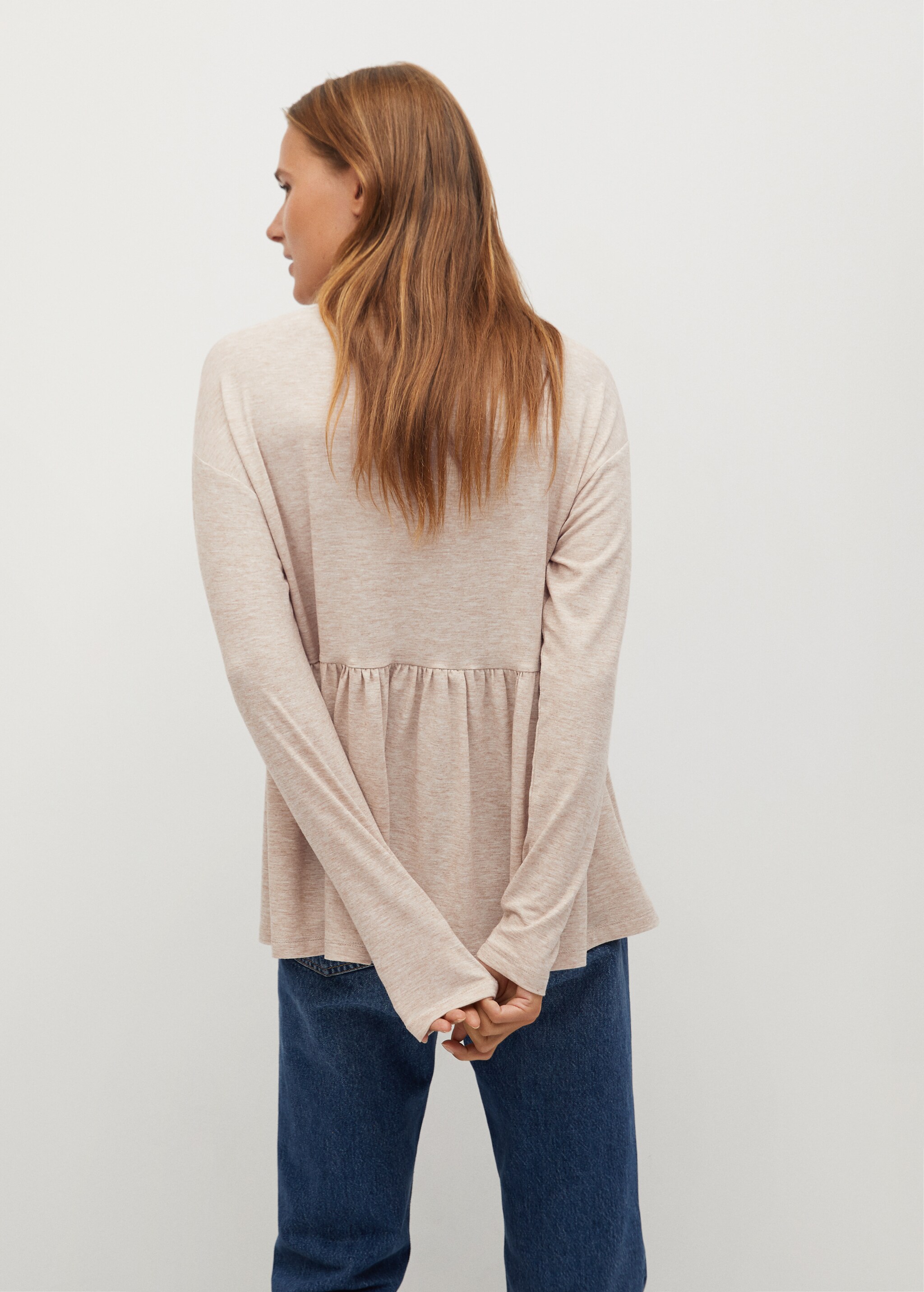T-shirt jaspeada - Verso do artigo