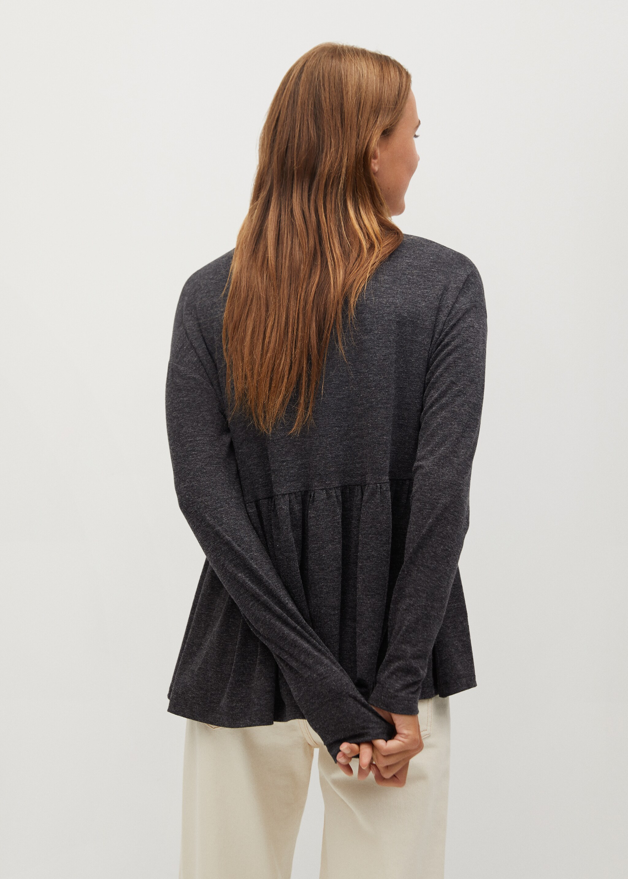 Long sleeve T-shirt - Reverse of the article