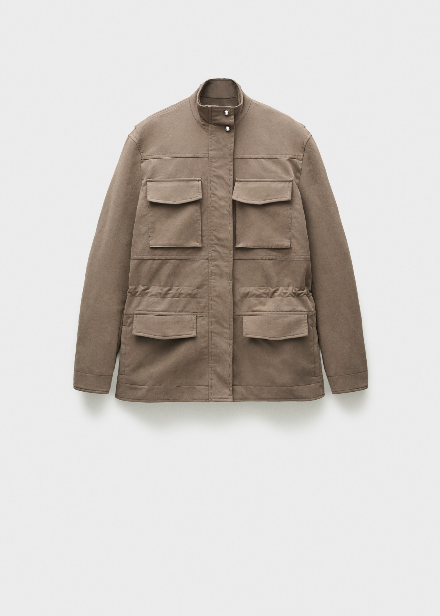 Parka bolsillos cuello alto - Artículo sin modelo