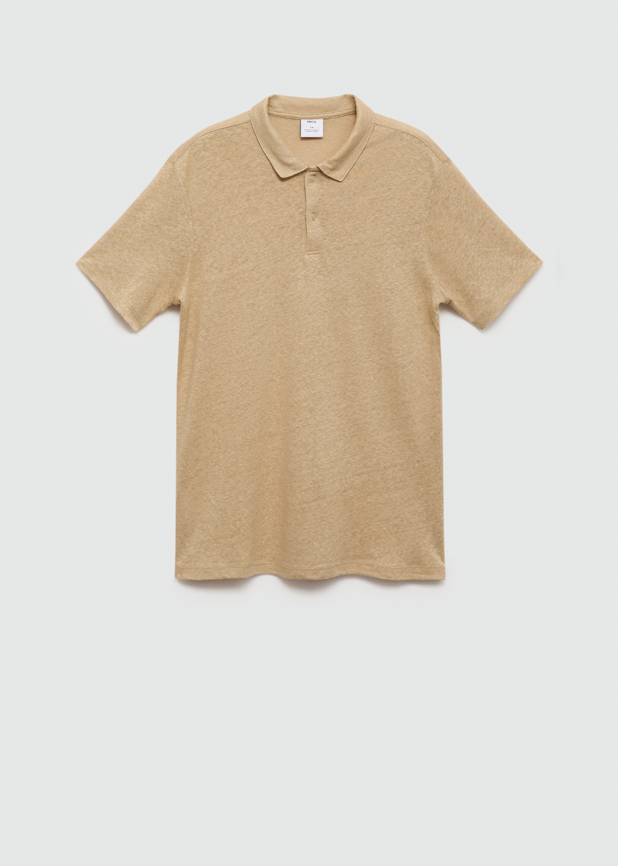 Slim Fit-Poloshirt aus 100 % Leinen - Artikel ohne Model