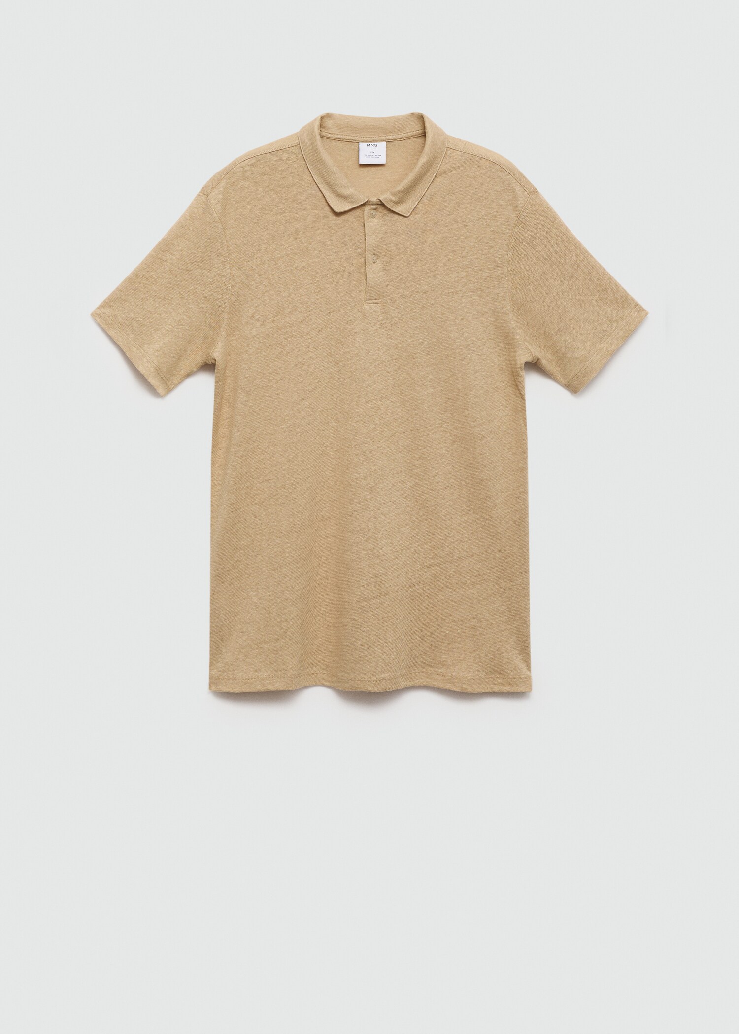 Polo slim fit 100 % lin - Article sans modèle