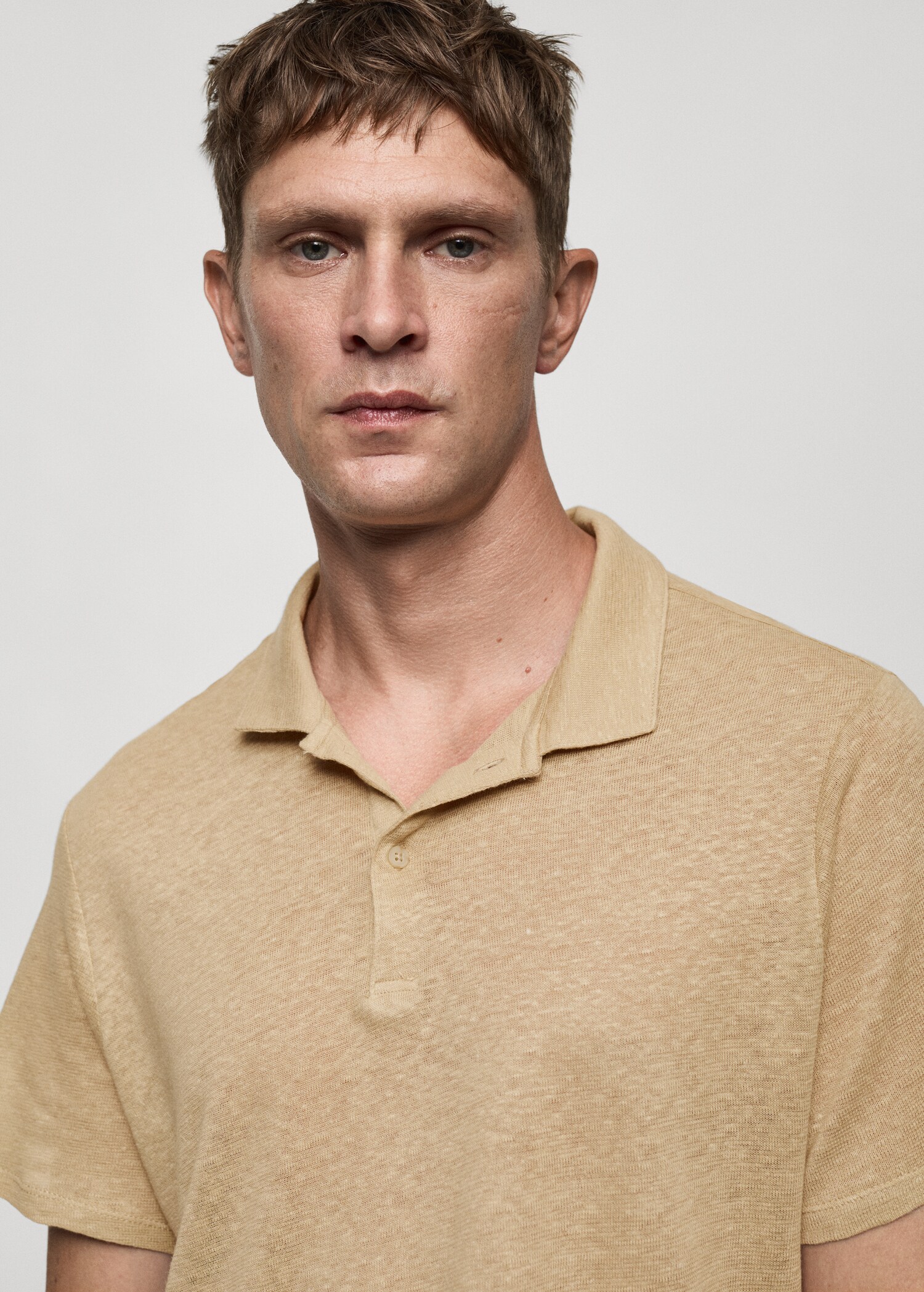 Polo slim fit 100 % lin - Détail de l'article 1