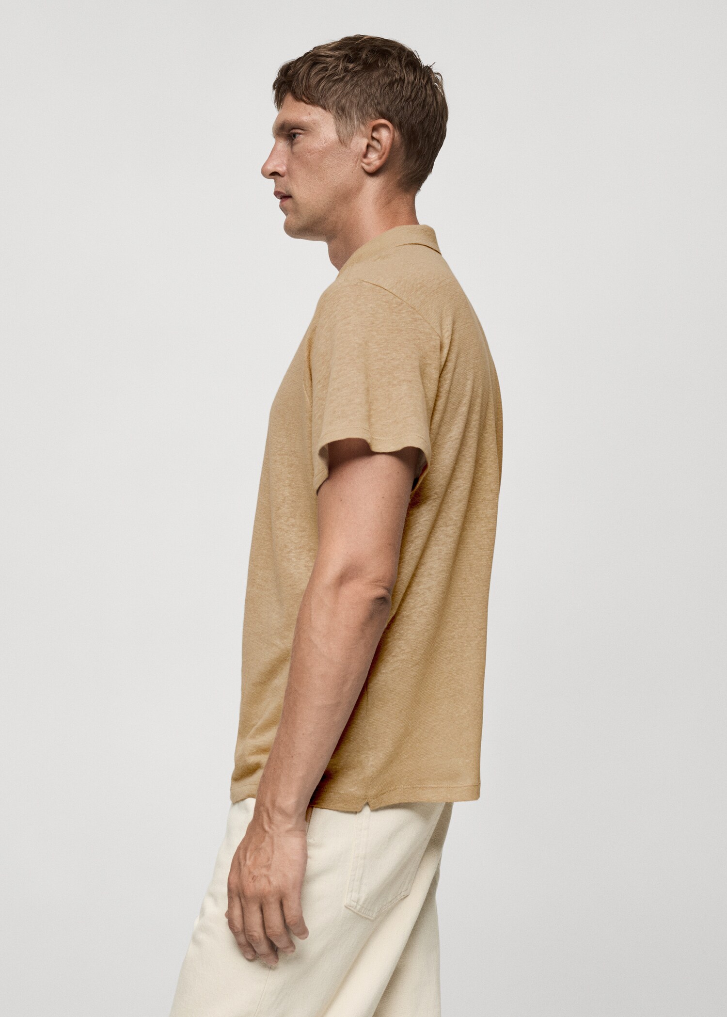 Polo slim fit 100 % lin - Détail de l'article 2