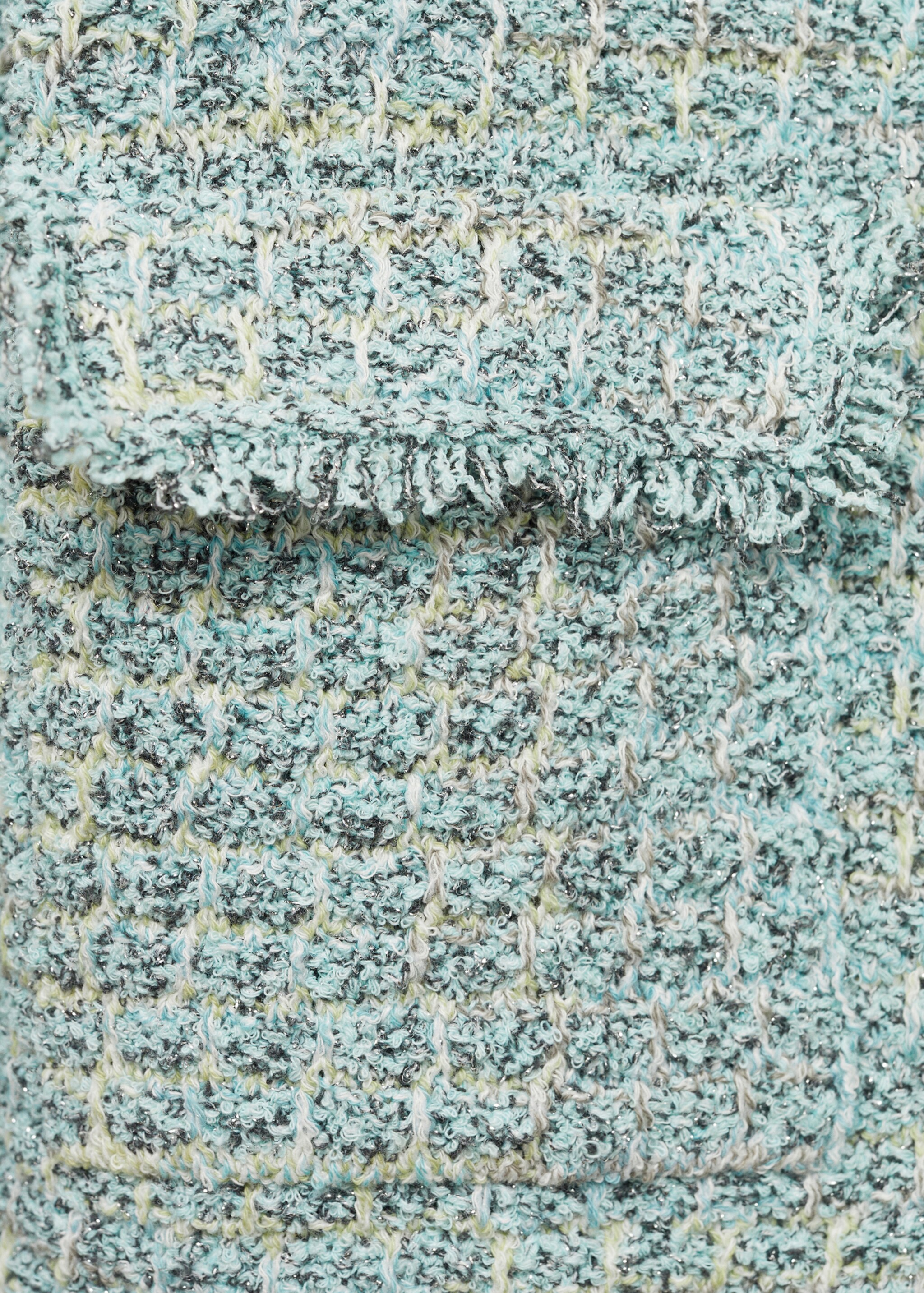 Tweed jasje met gerafelde afwerkingen - Detail van het artikel 0