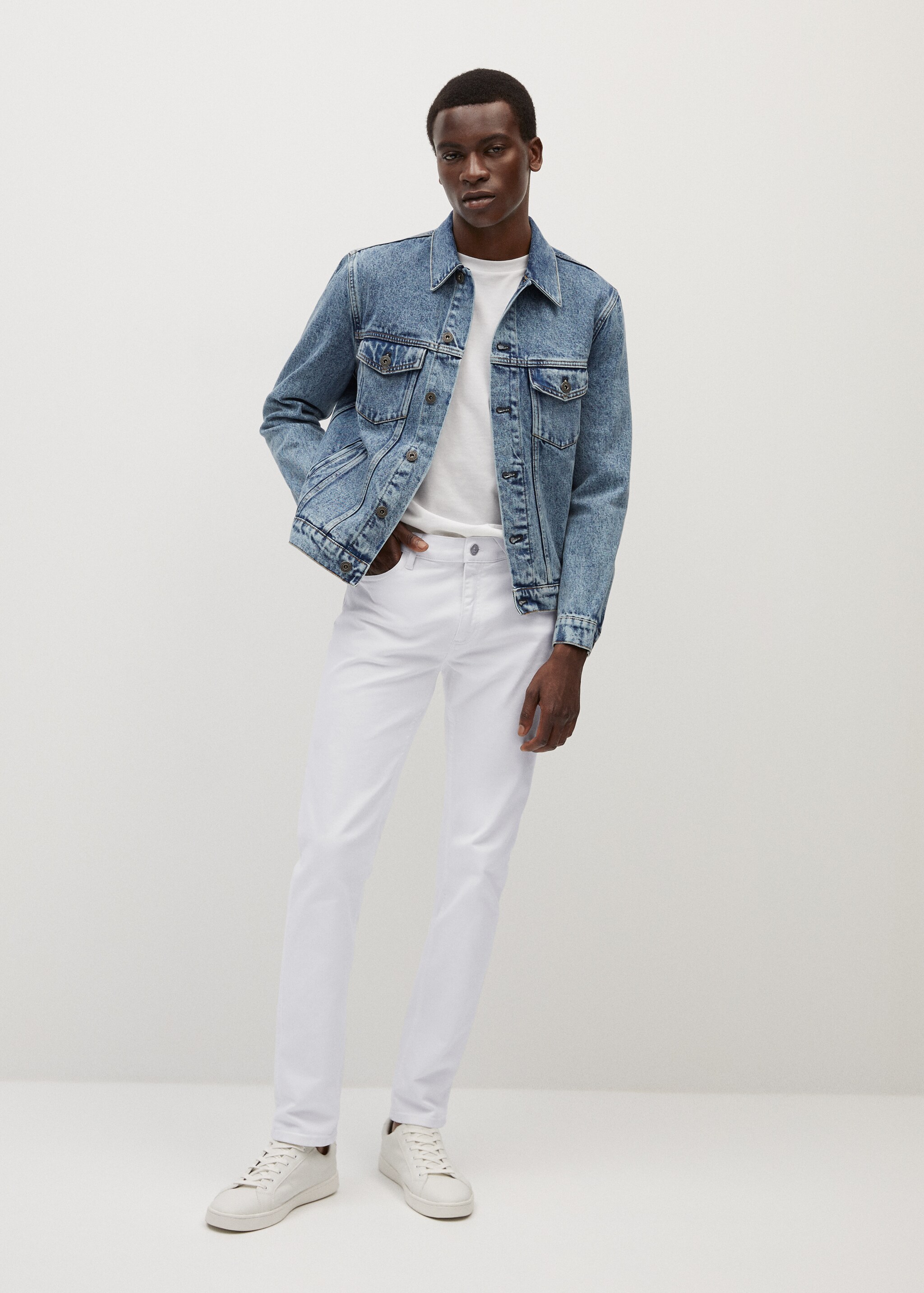 Jeans Jan slim fit blancos - Plano general