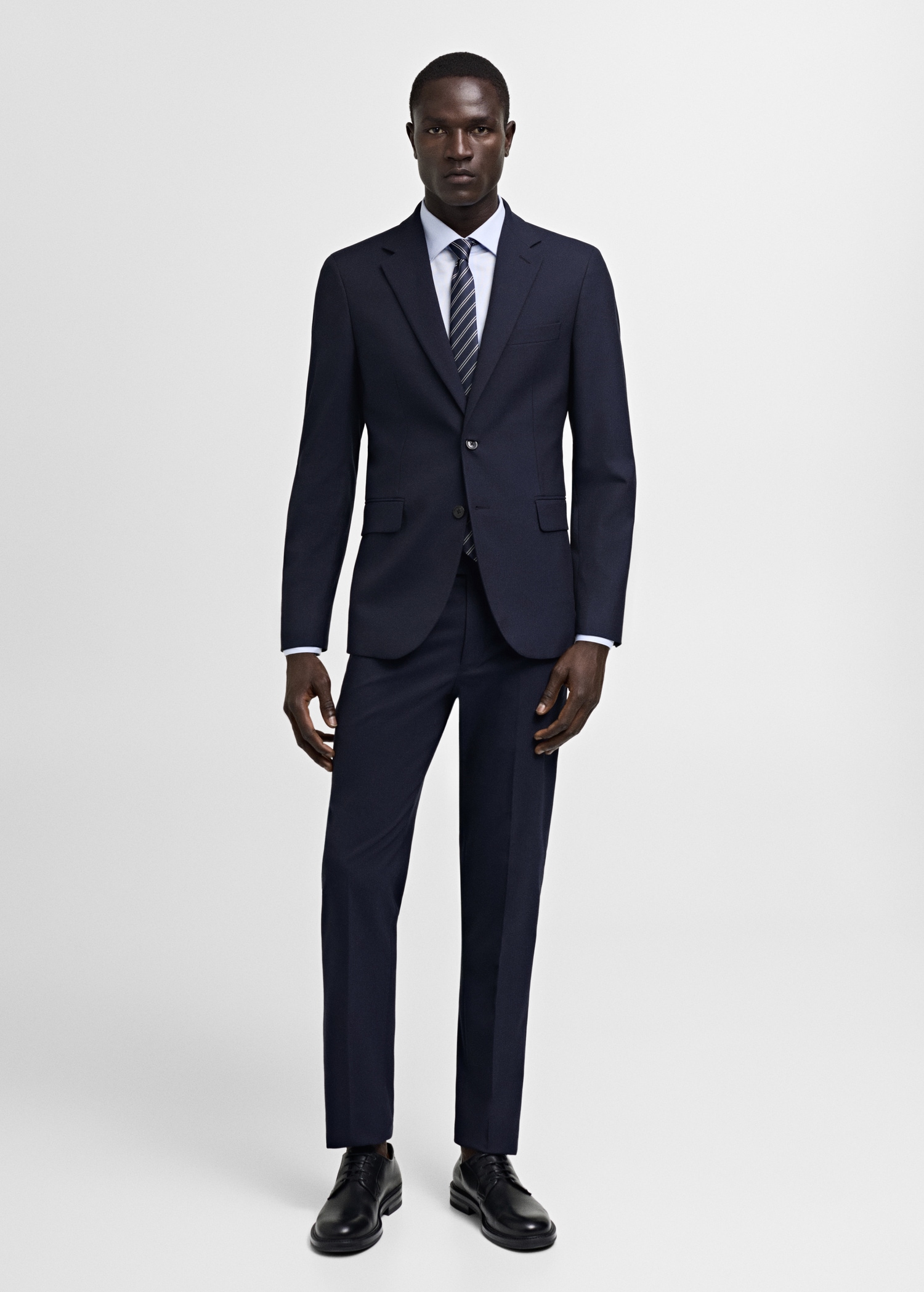 Stretch-fabric slim-fit suit trousers Men MANGO OUTLET Cyprus