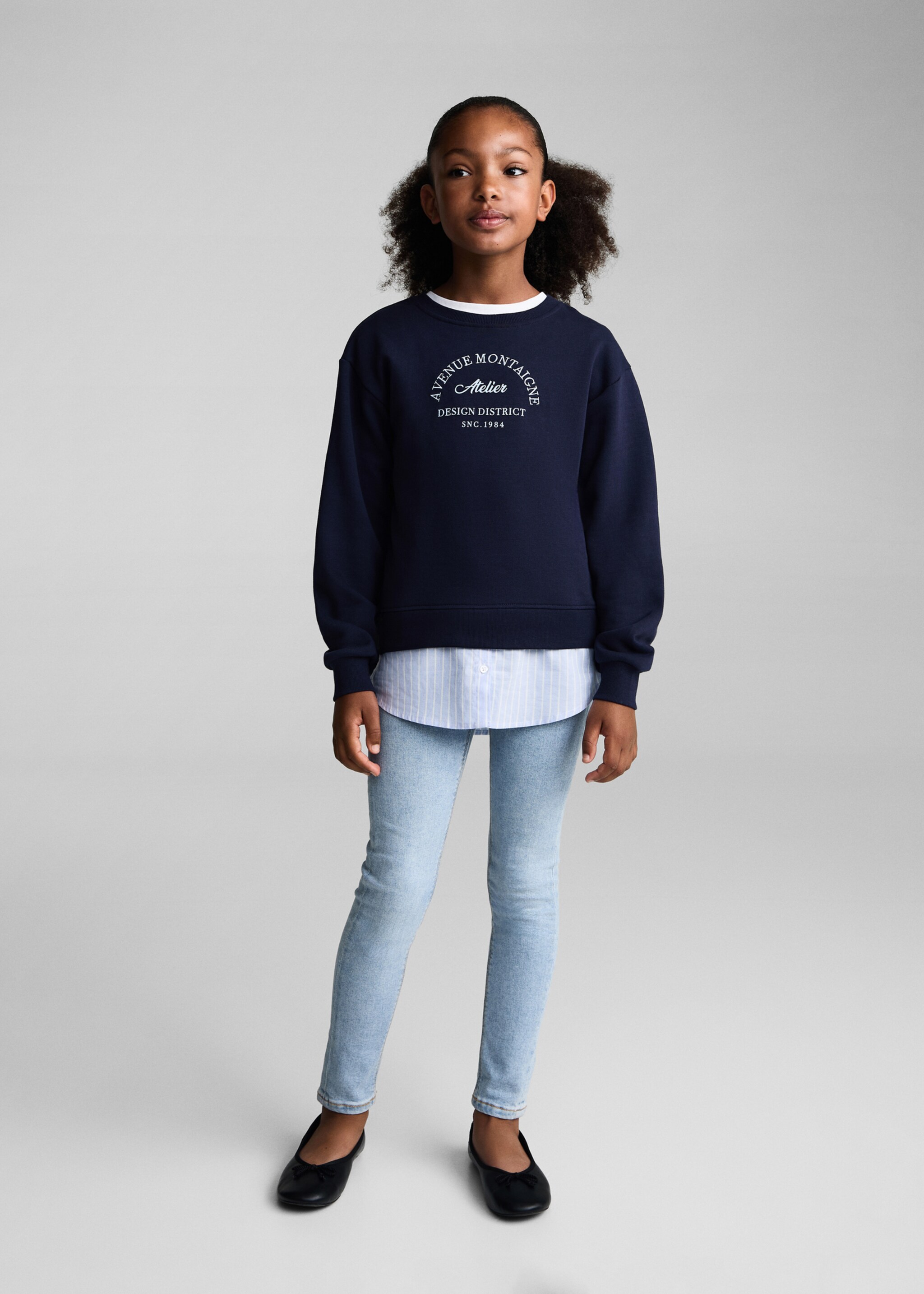 Skinny jeans - General plane, Medium Blue. Ref: 77001012-00.
