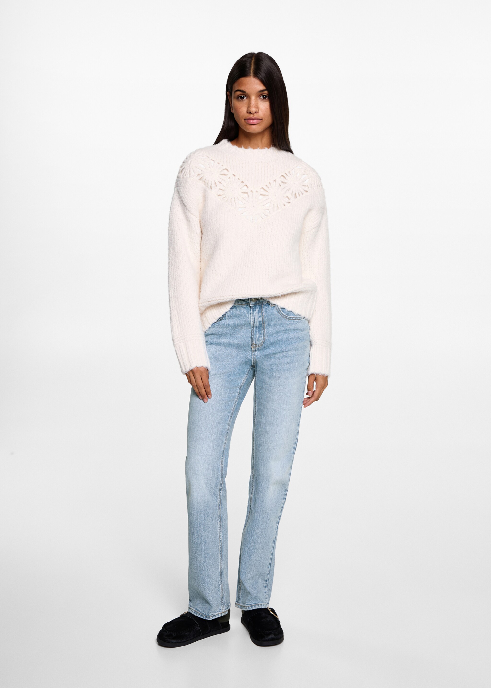 Jeans regular fit - Plano general, Azul medio. Ref: 77002543-00.