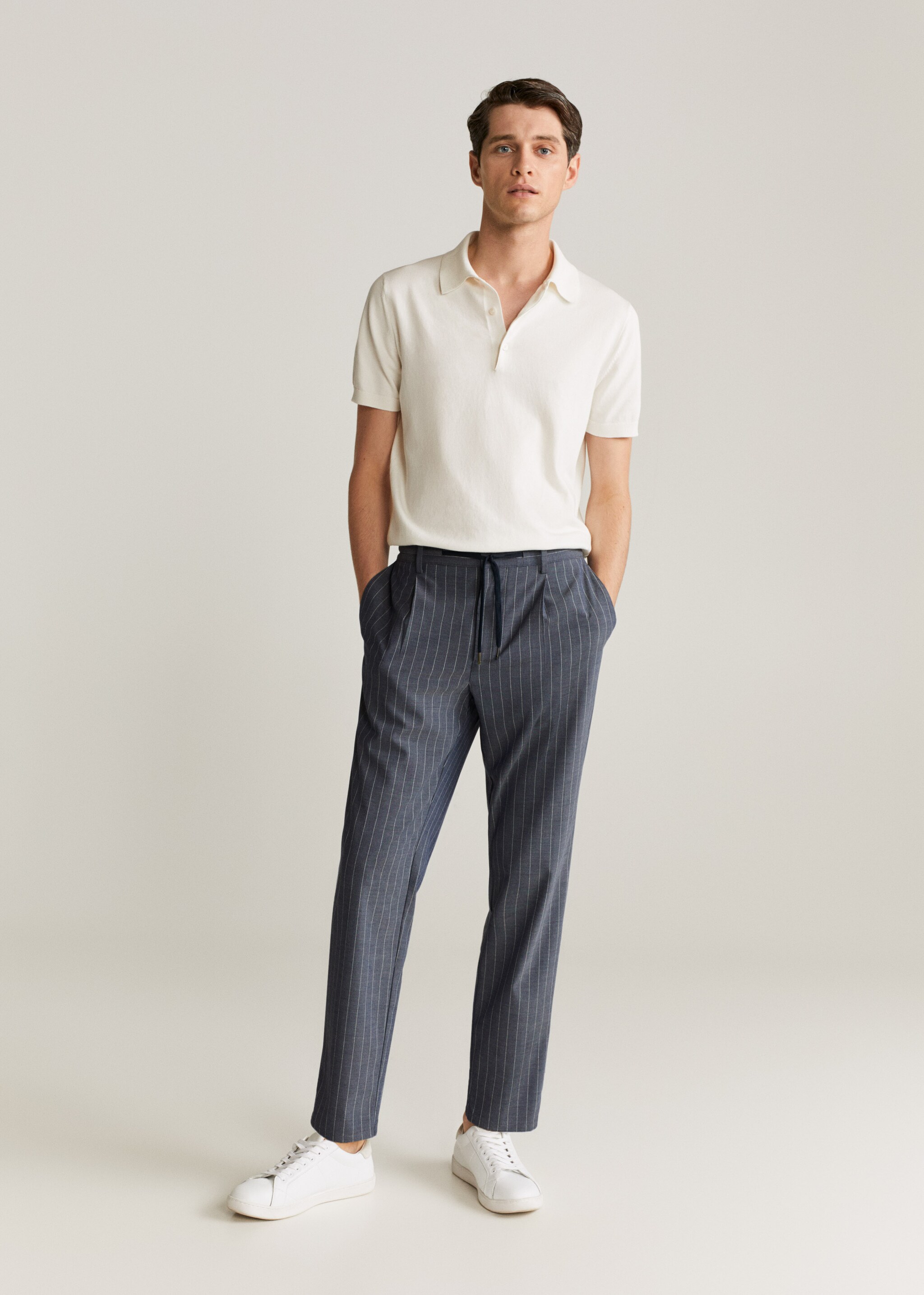 Oblekové sako super slim fit ze strečové látky - Celkový náhled