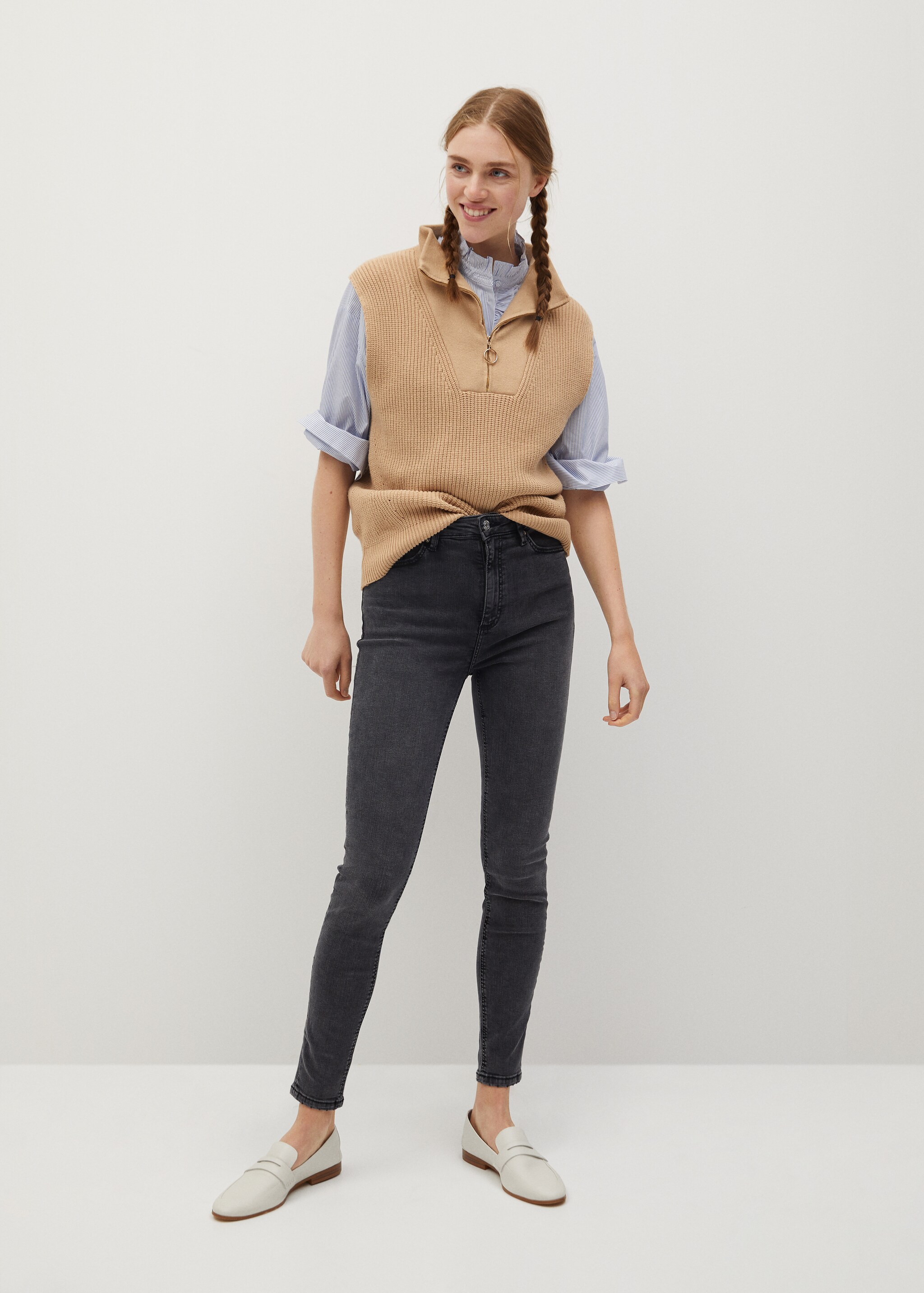 Jeans skinny high waist Noa - Plano general