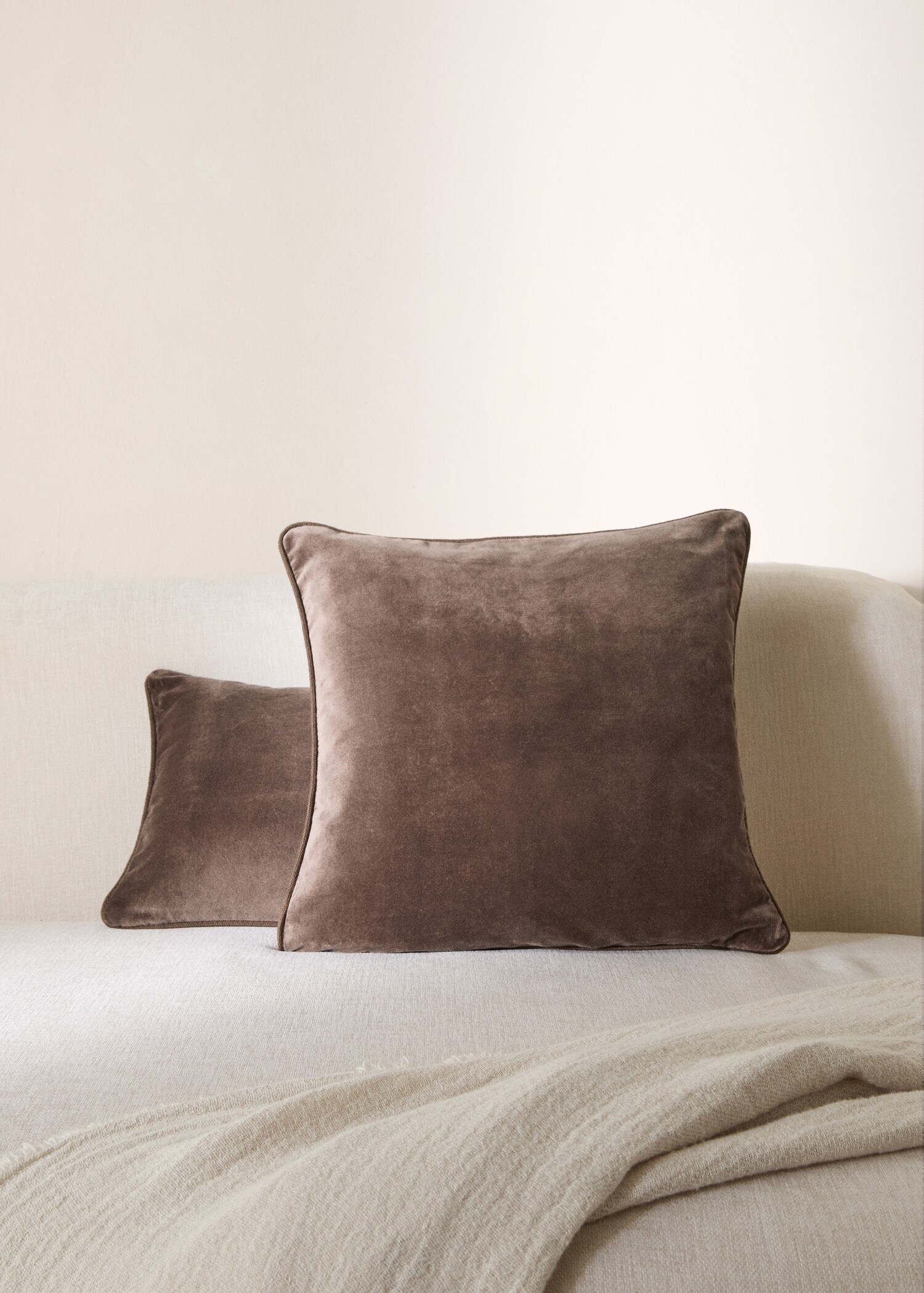 Kissenbezug aus Samt 45 x 45 cm - Allgemeine Ansicht