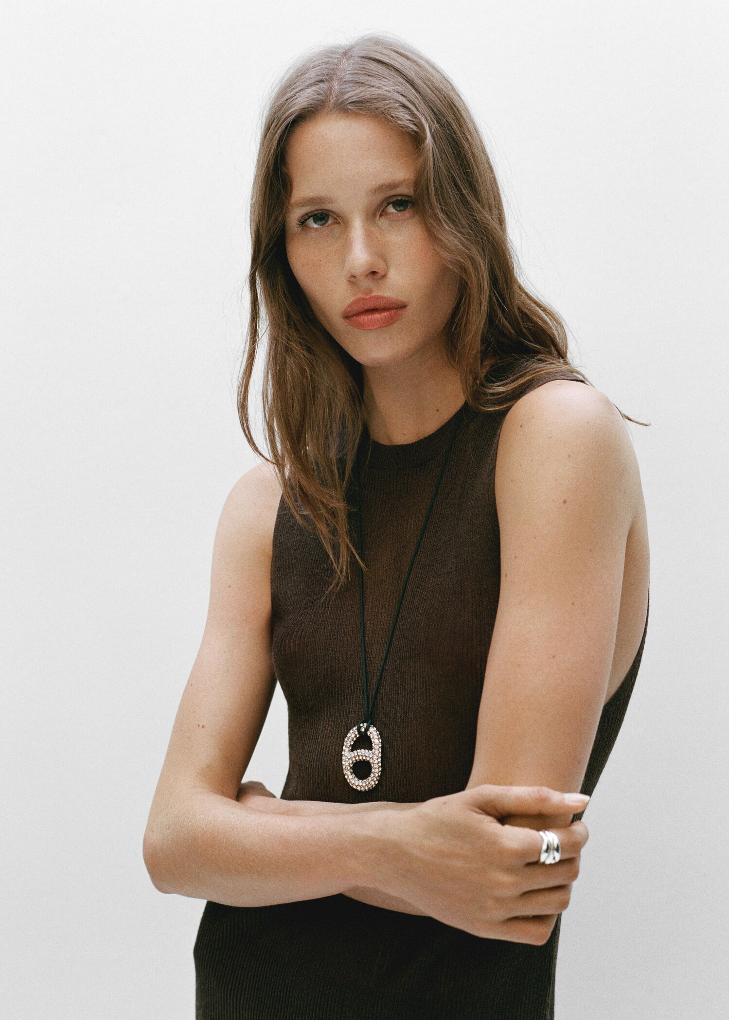 Crystal cord necklace - General plane