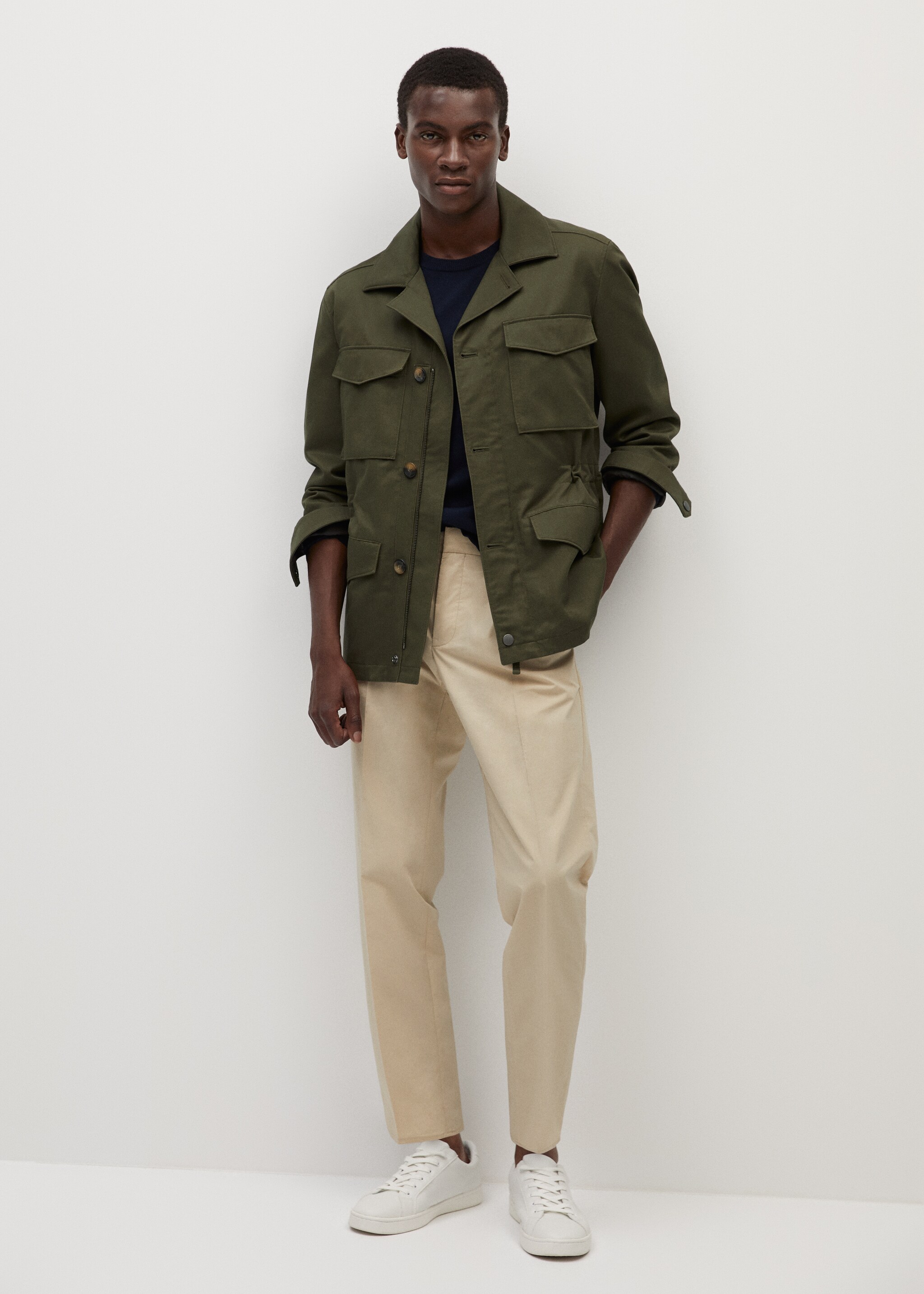 Lyocell cotton jacket - General plane