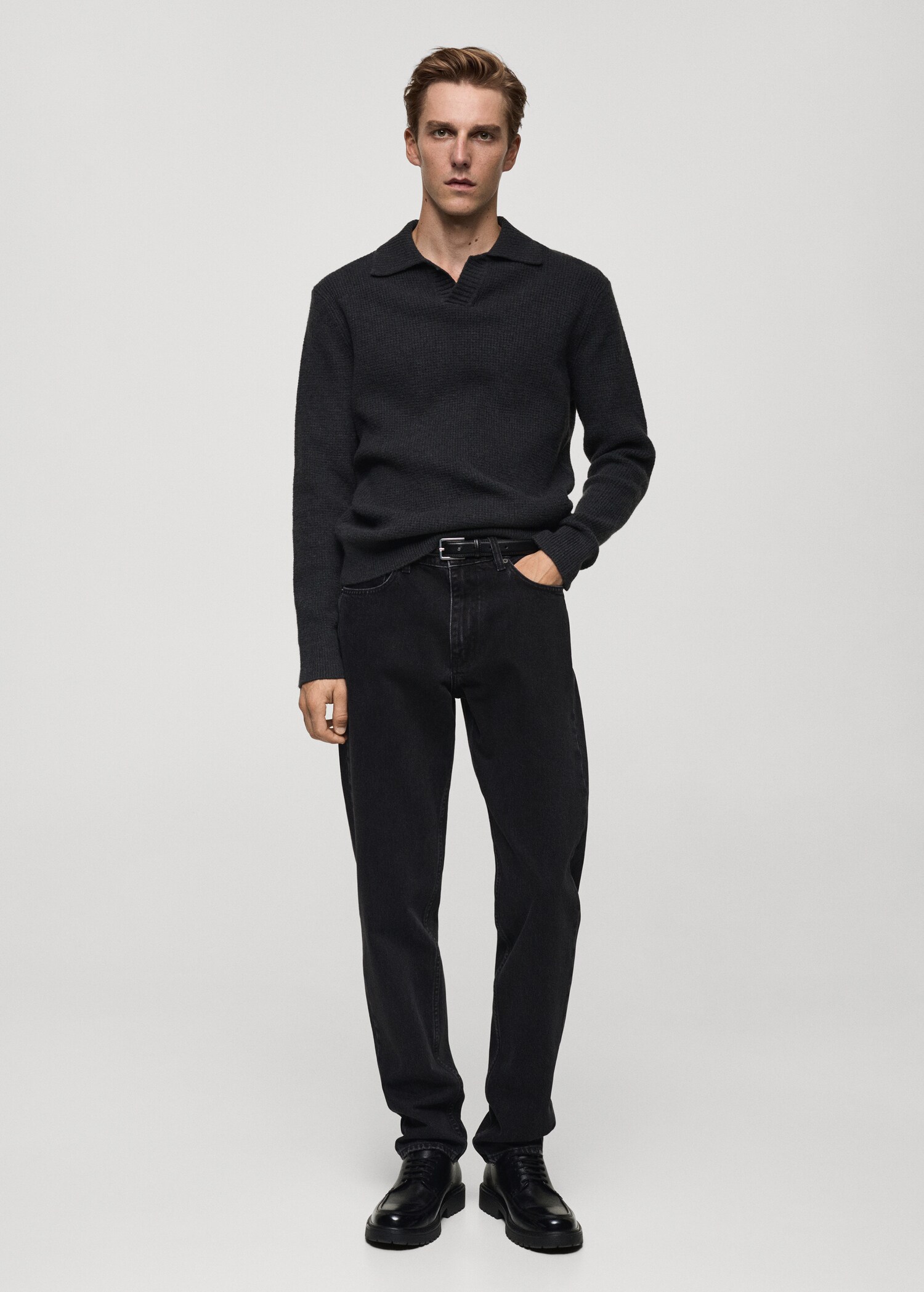 Regular Fit-Jeans Bob in Schwarz - Allgemeine Ansicht