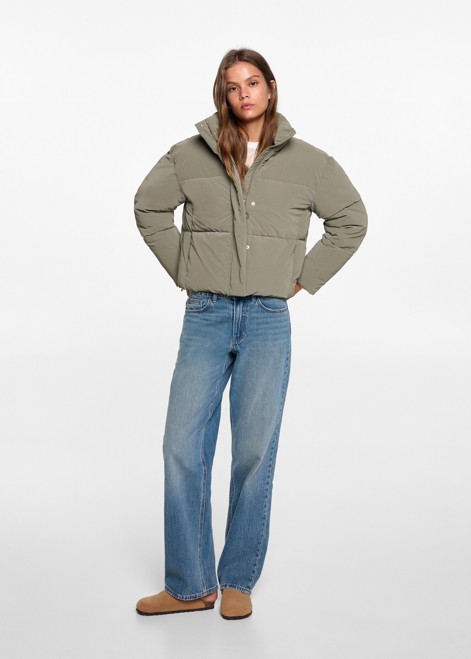 Anorak matelassé imperméable à losanges - Plan général