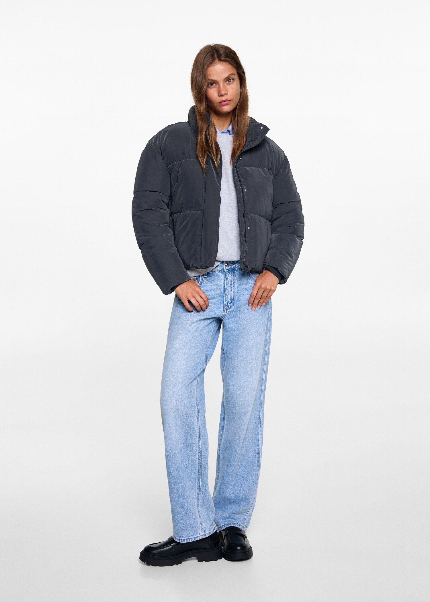 Anorak matelassé imperméable à losanges - Plan général