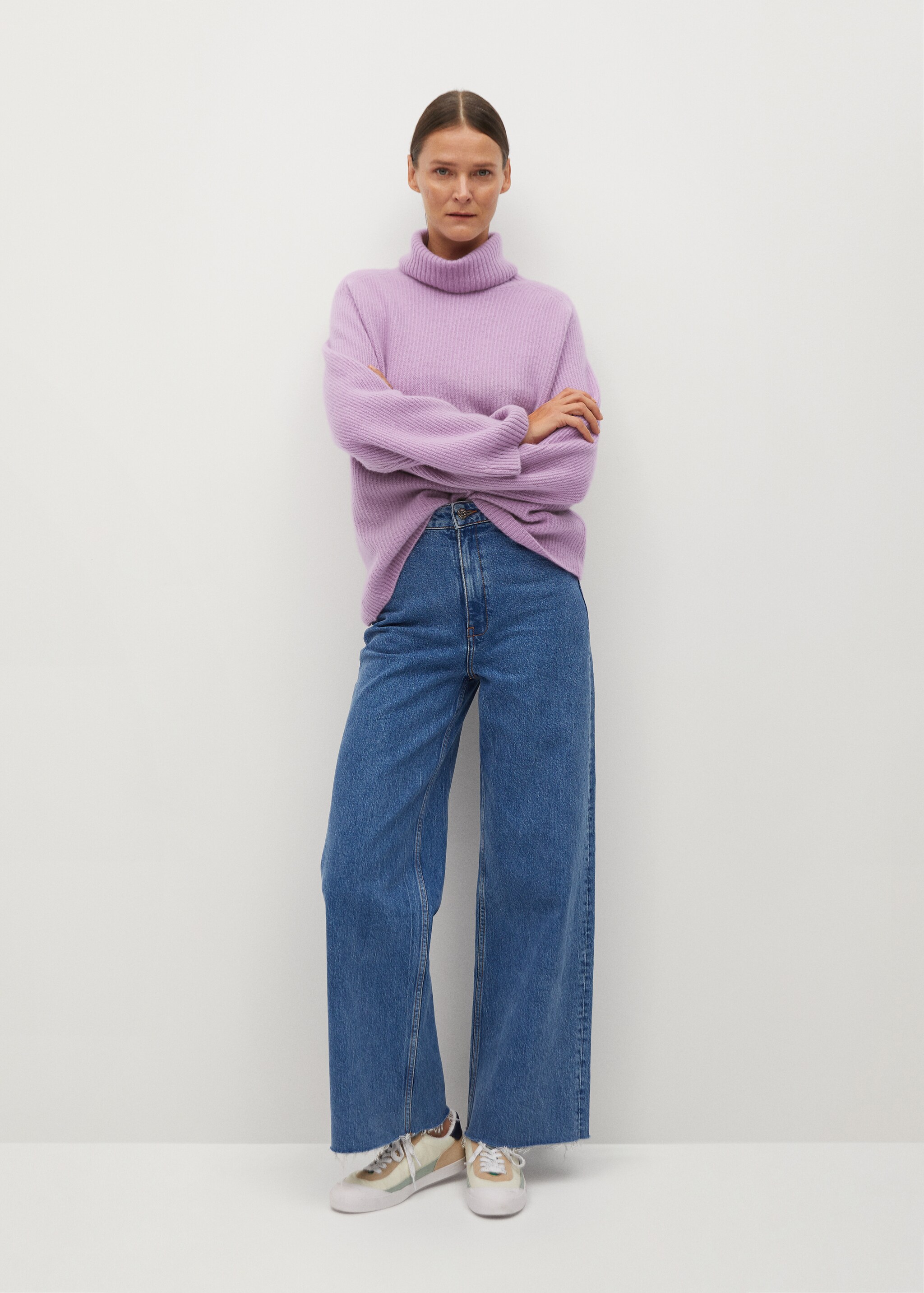 Jersey cashmere canalé - Plano general