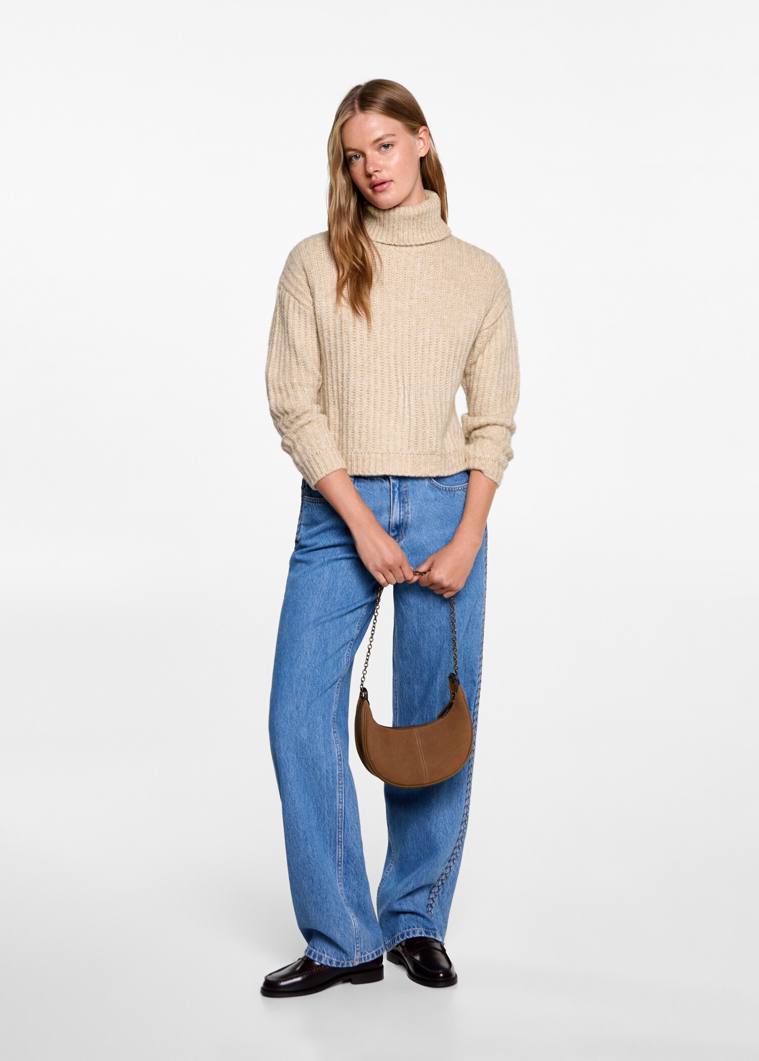 Strickpullover mit Rollkragen - Allgemeine Ansicht