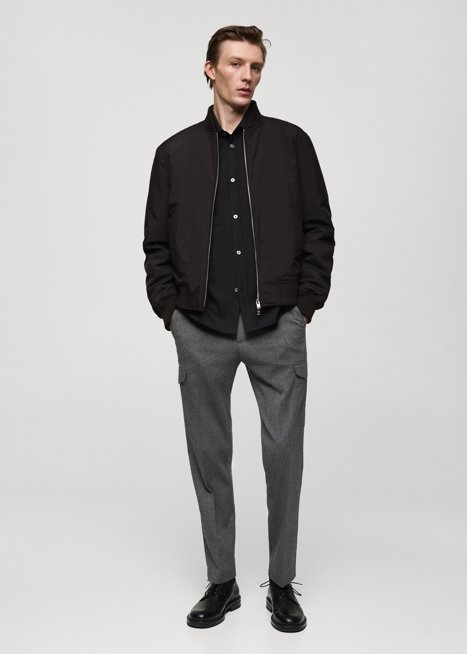 Bomber acolchada regular fit - Plano general