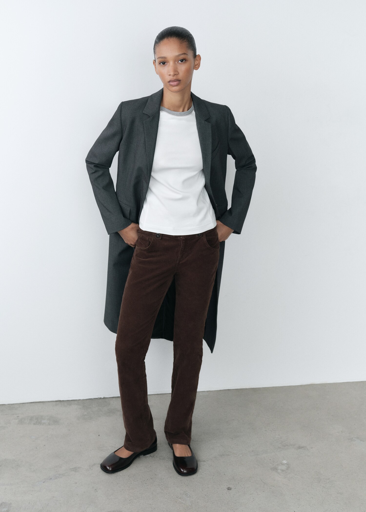 Long-sleeved t-shirt with contrast - General plane