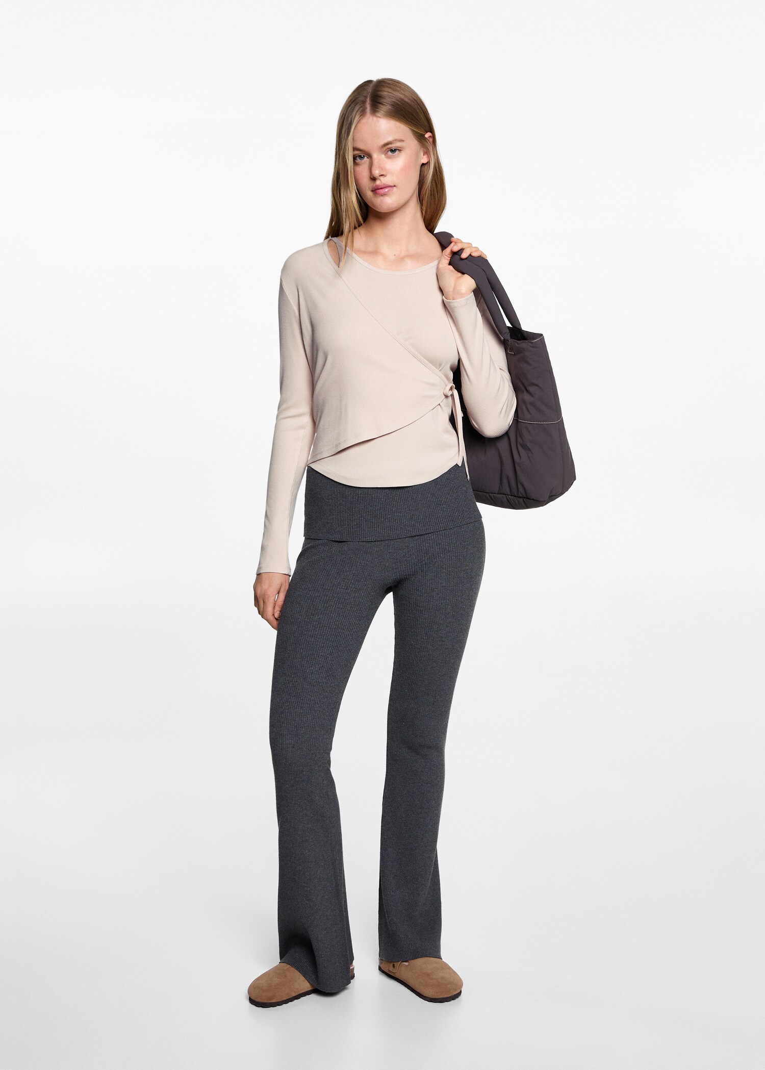 Camiseta cruzada lazo - Plano general