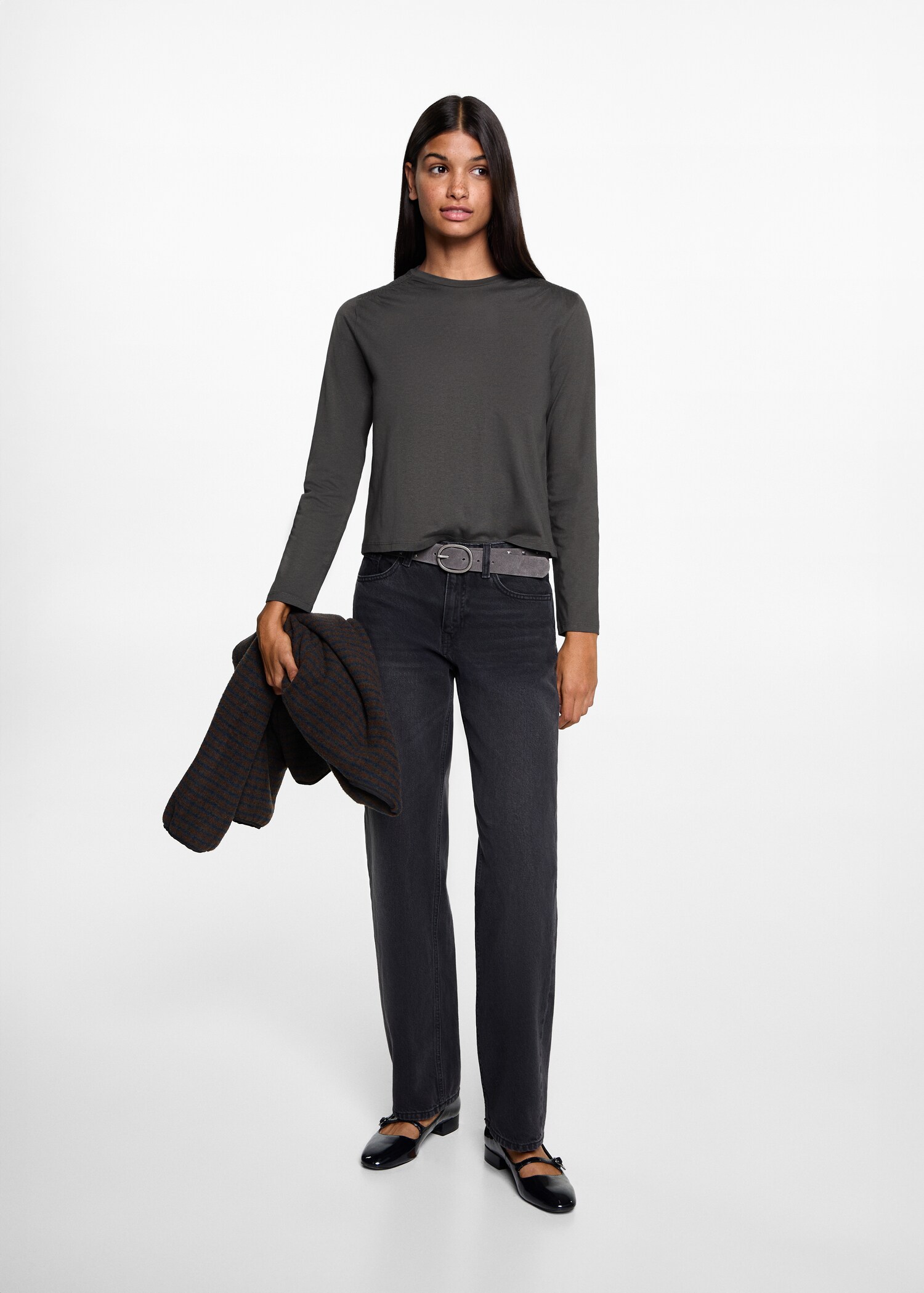 T-shirt with gathered details - General plane