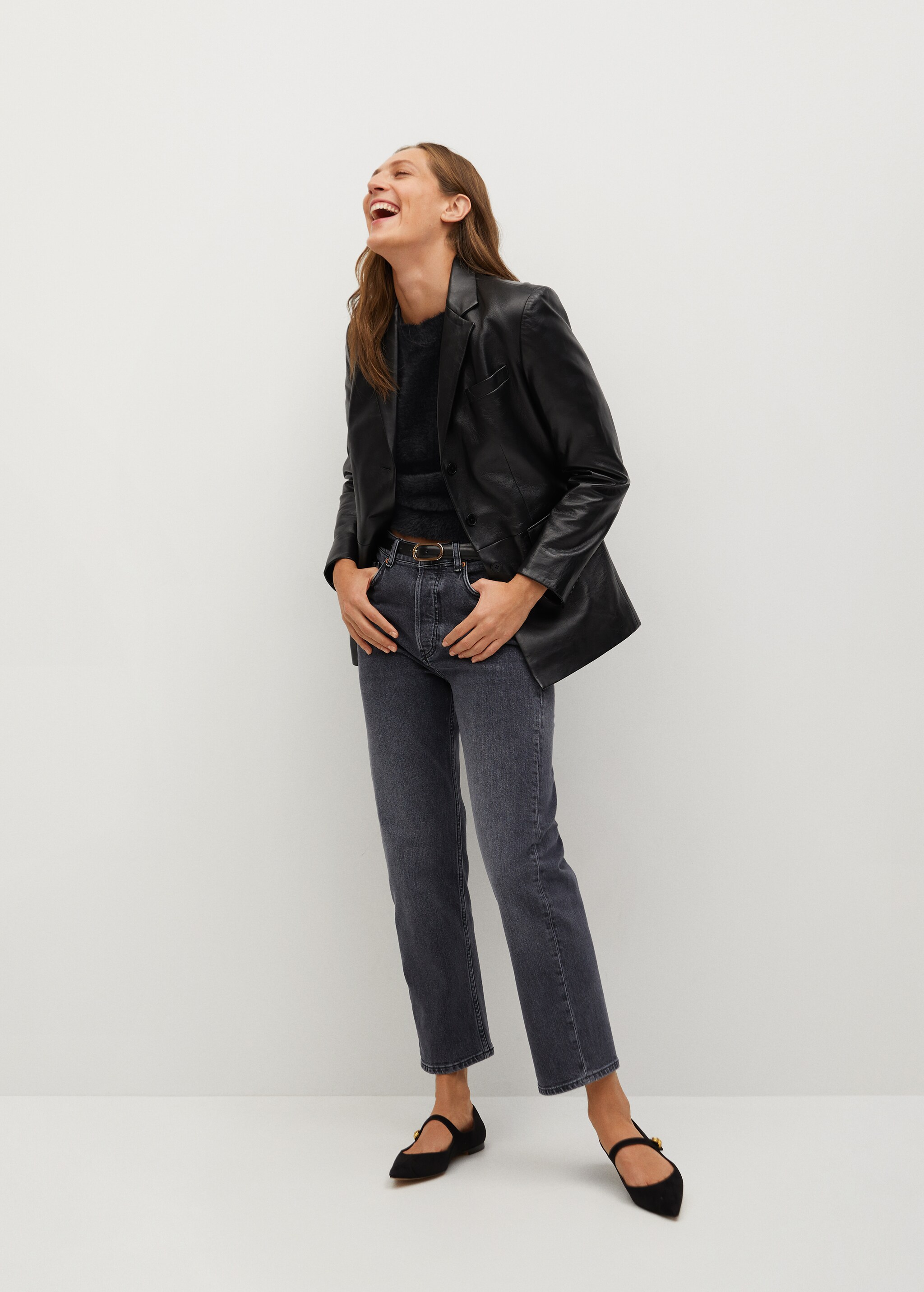 Faux-fur textured sweater - General plane