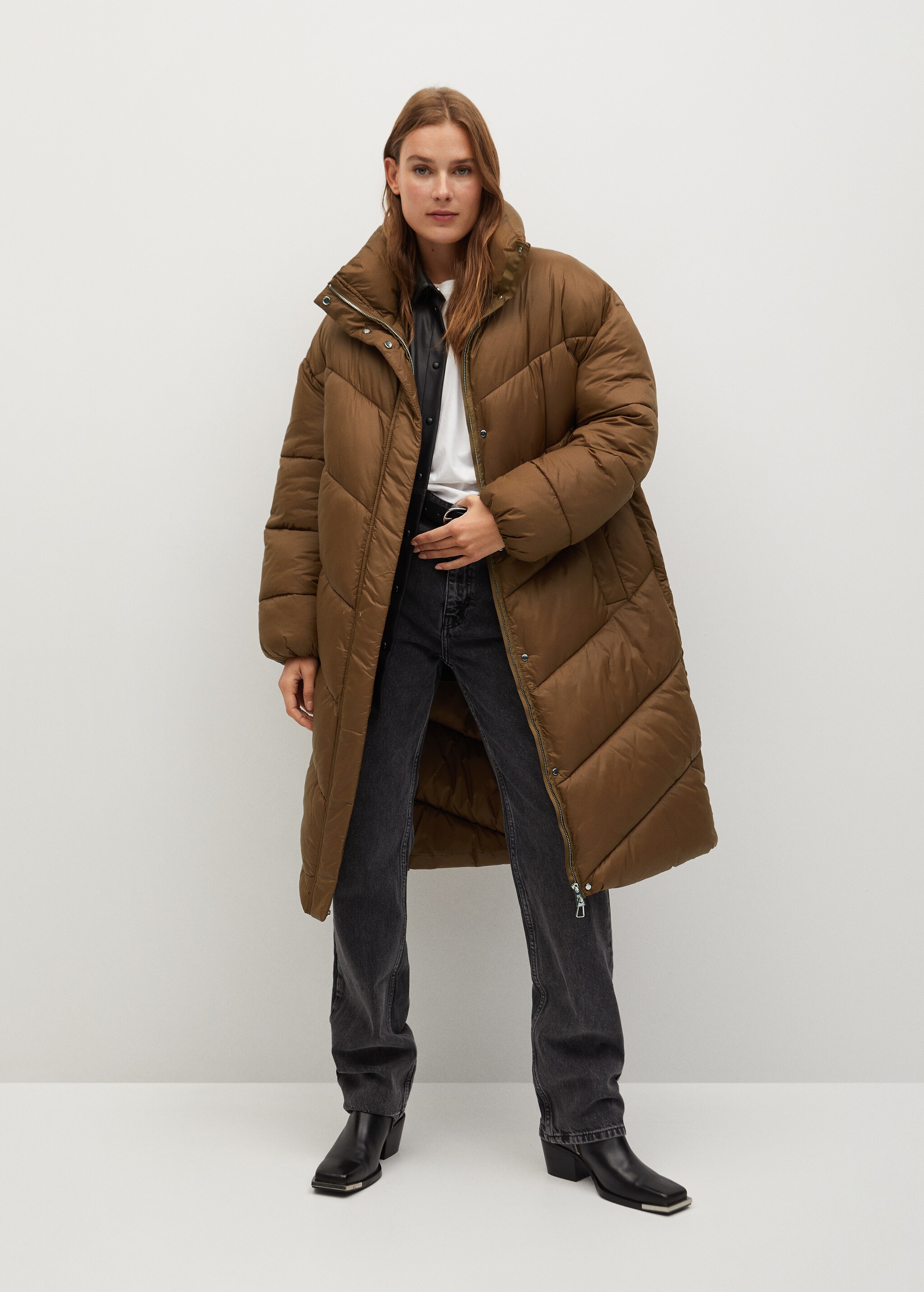 Prošívaný anorak oversize - Celkový náhled