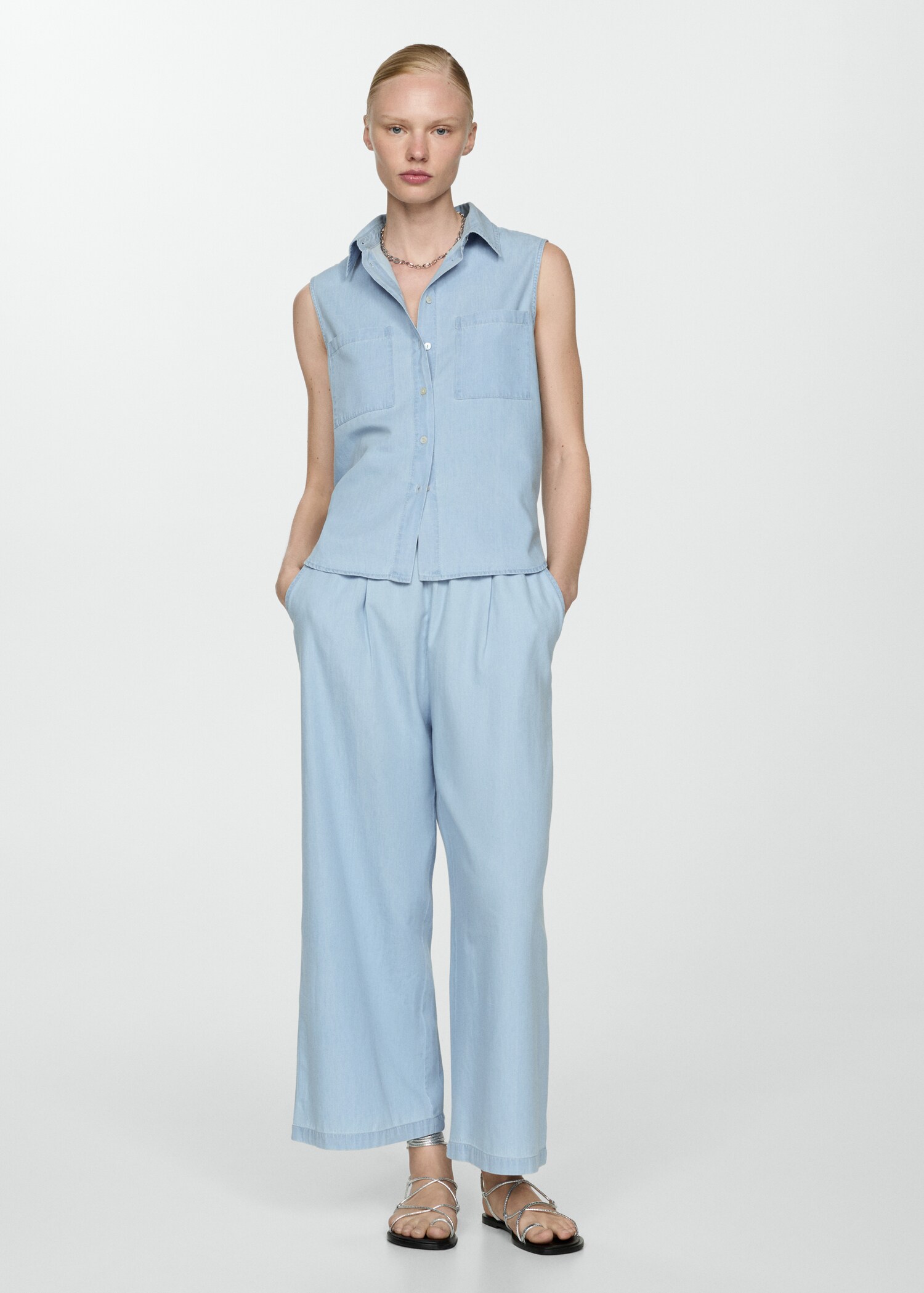 Pantalon coton fluide - Plan général