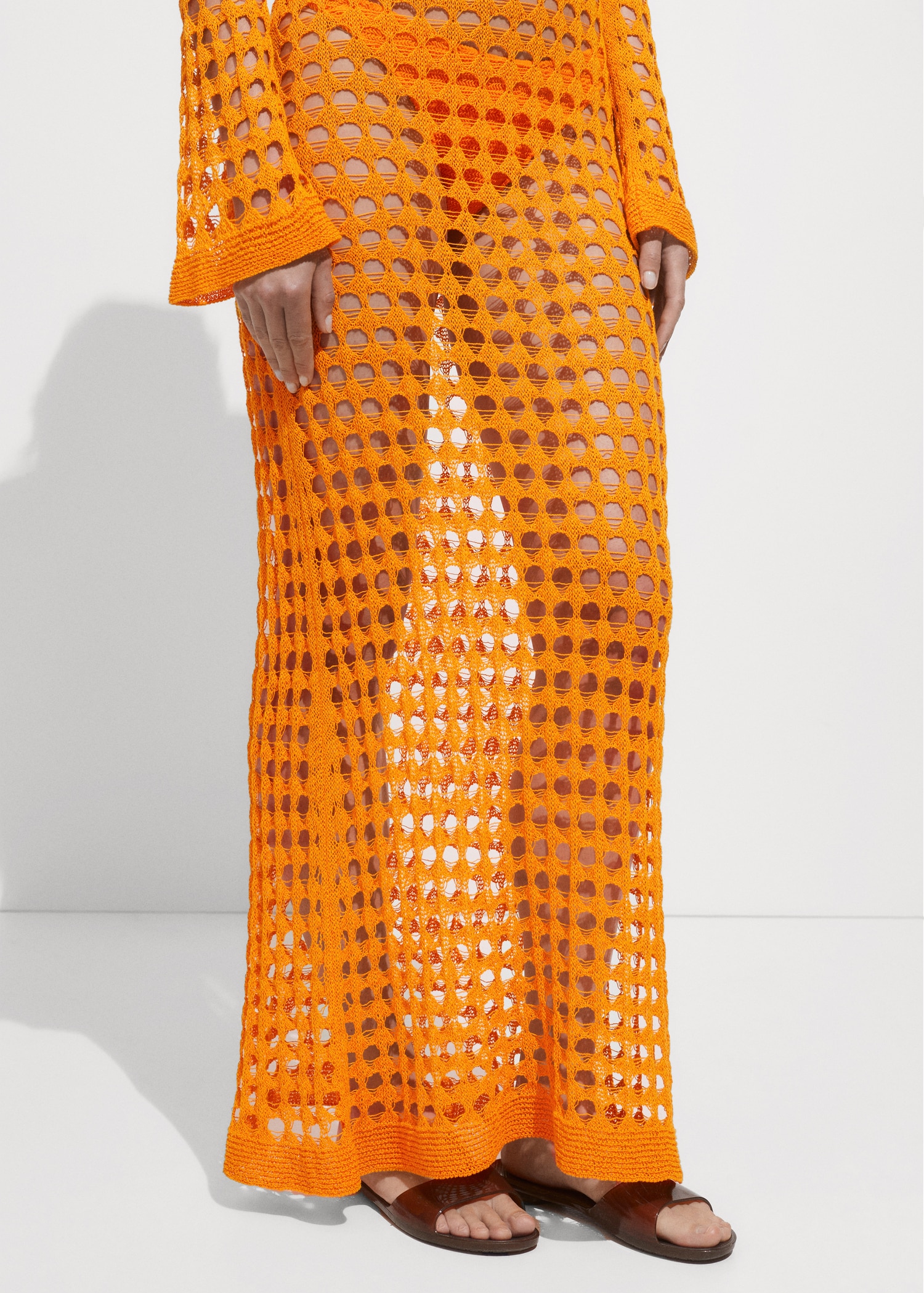 Sandali cinturino semitrasparente Donna MANGO OUTLET Italia