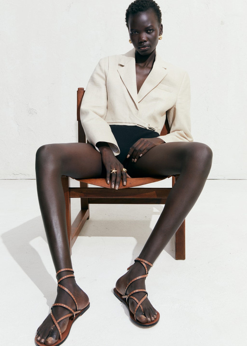 Sandalias Marrones Sandalias Piel Outlet Sandalias Piel Mango