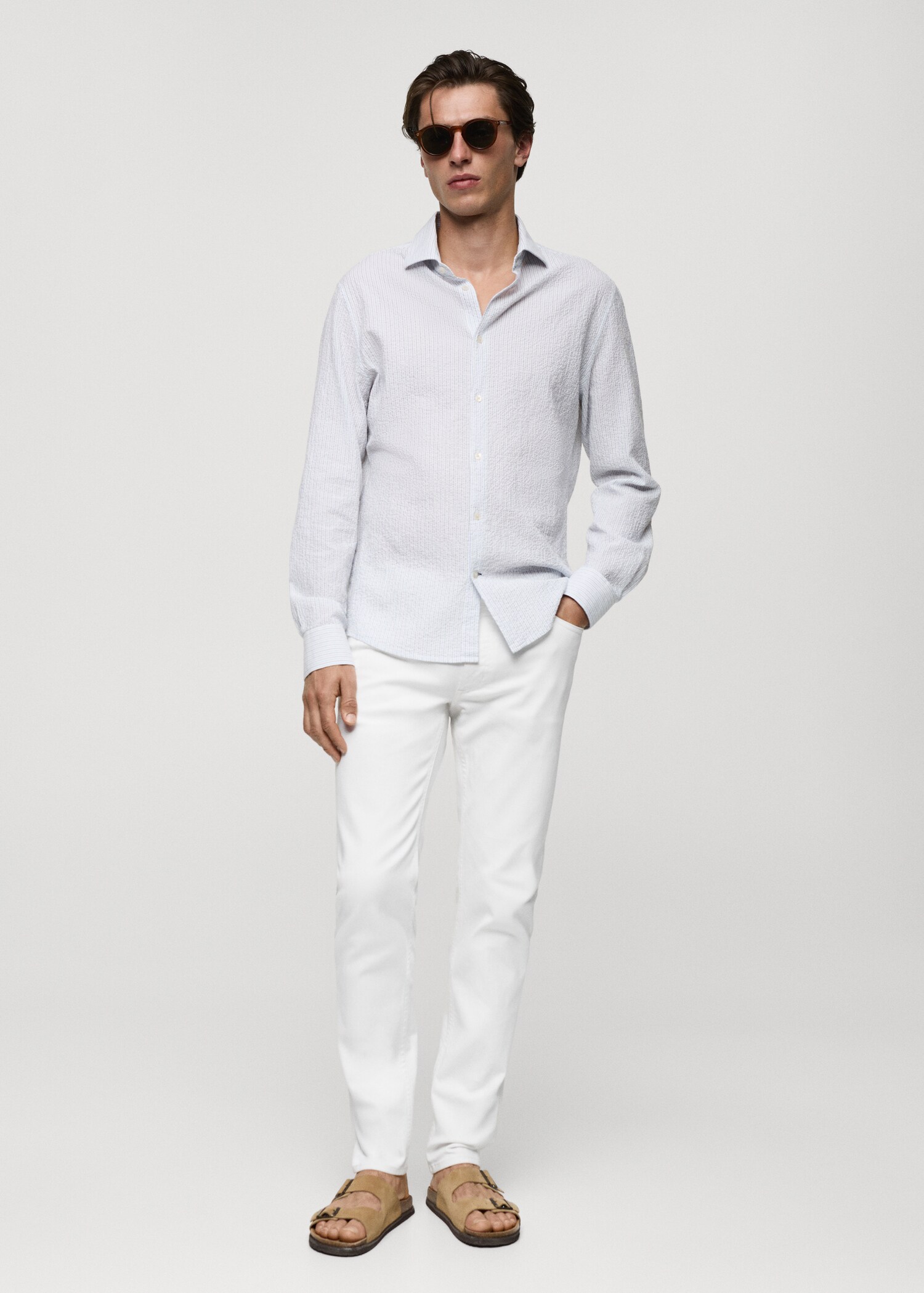 Texans Jan slim fit - Pla general